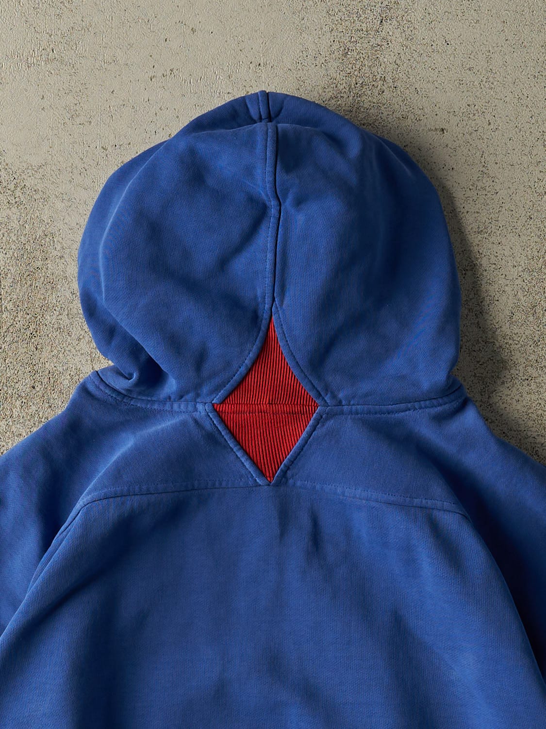 Vintage Y2K Blue Nike Middle Swoosh Kansas University Hoodie (L)