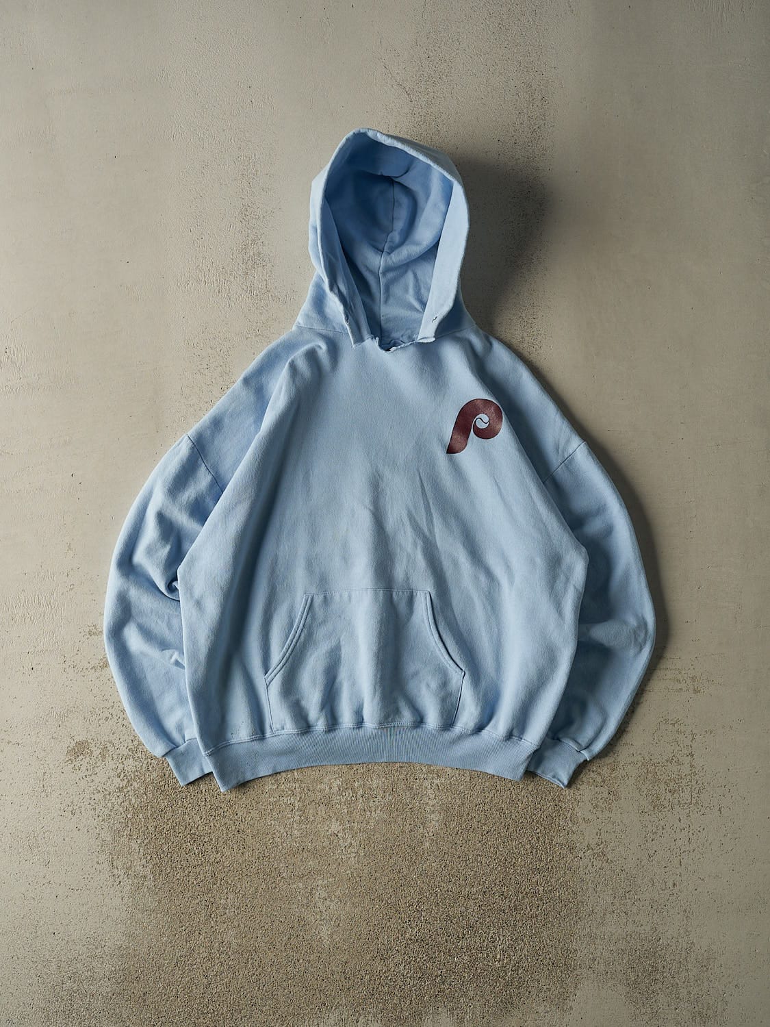 Vintage 08' Baby Blue Philadelphia Phillies World Champs Hoodie (XL)
