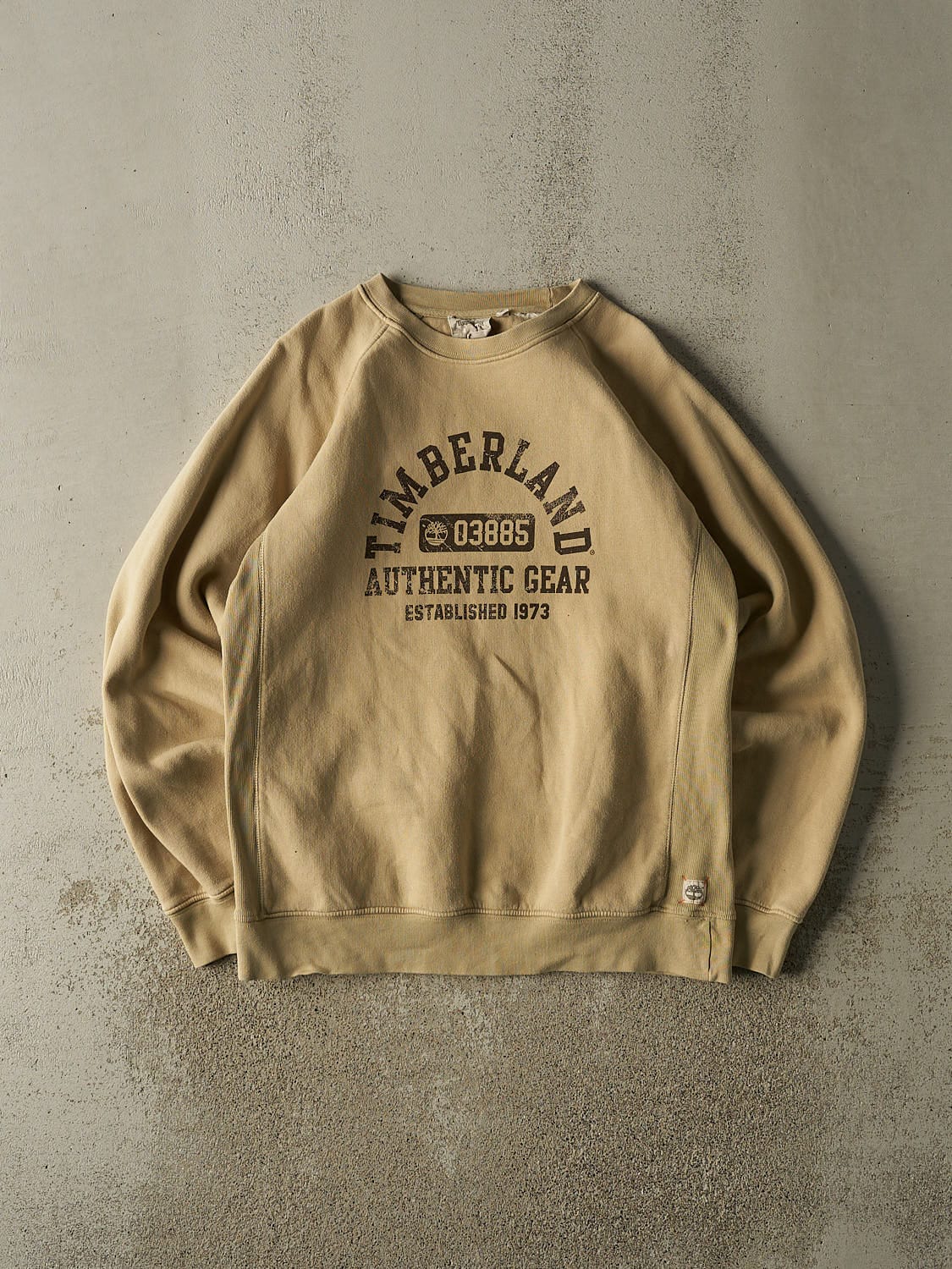 Vintage Y2K Beige Timberland Crewneck (L/XL)