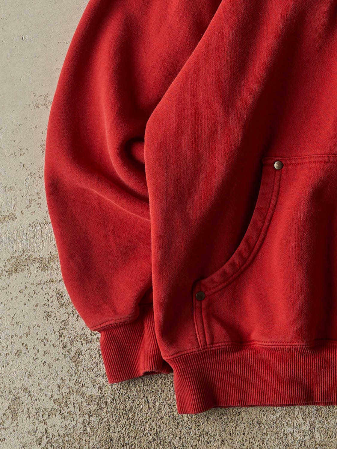 Vintage Y2K Red Nike Embroidered Bauer Hoodie (S)