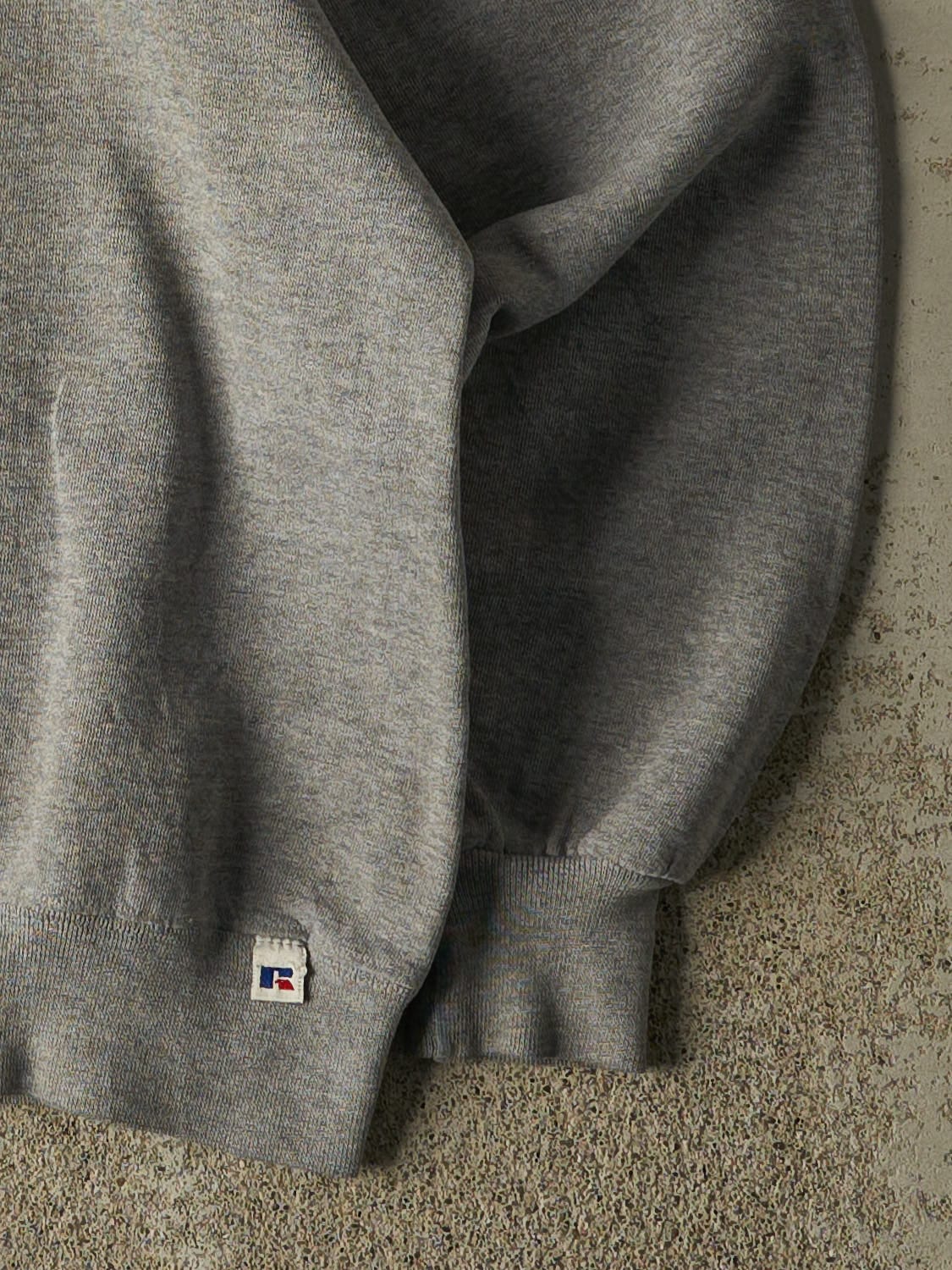 Vintage 90s Grey Russell Athletic Blank Crewneck (S/M)