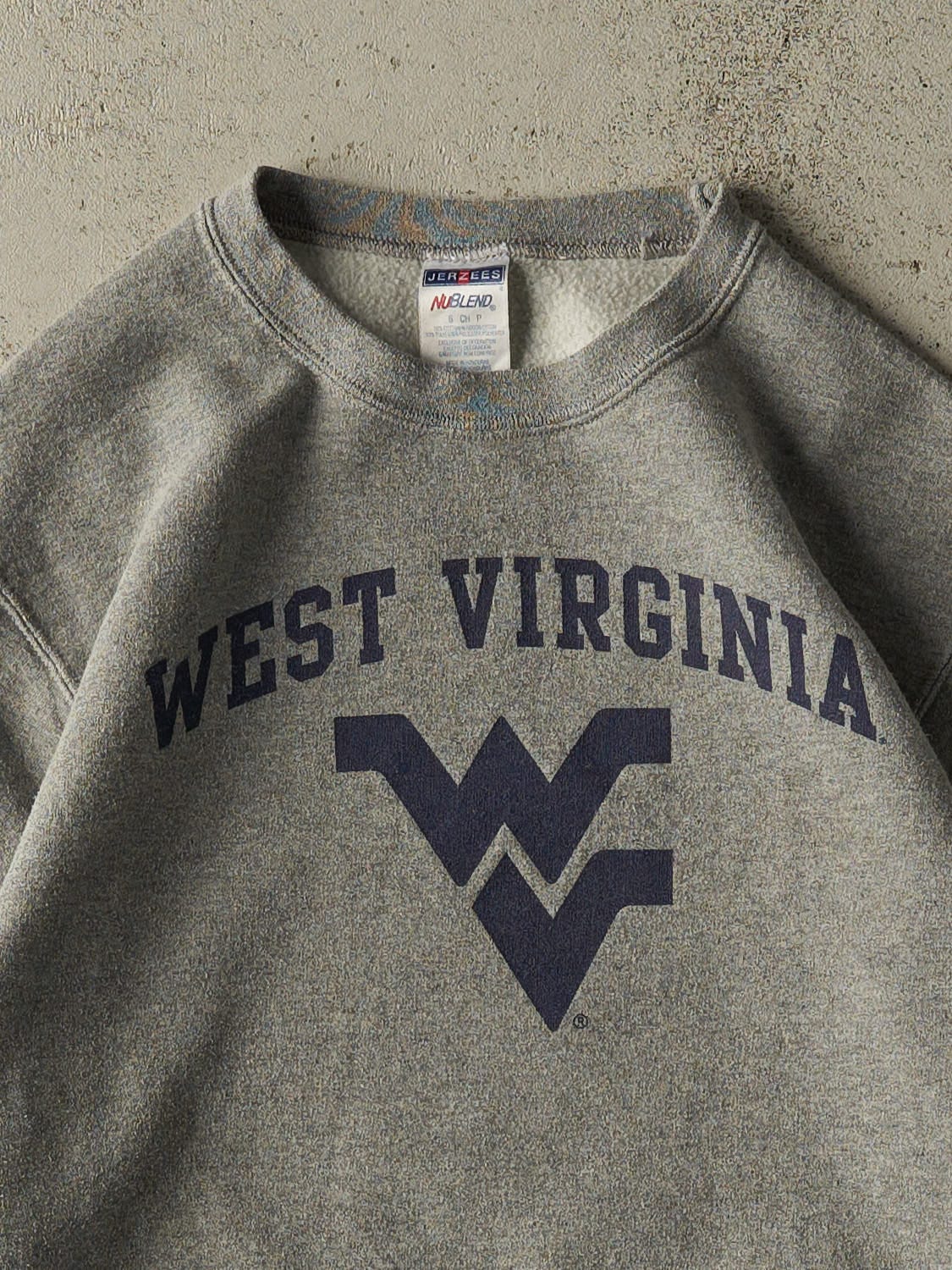 Vintage 90s Grey West Virginia Crewneck (S)