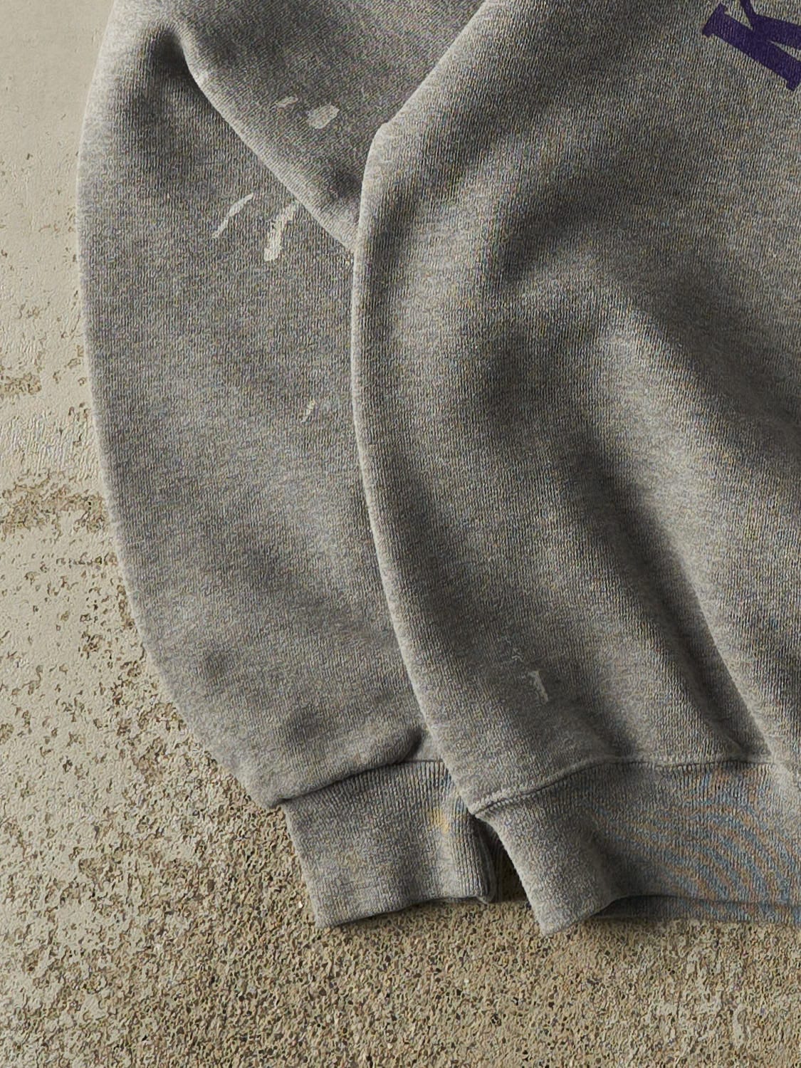 Vintage 90s Grey Russell Athletic Kansas State Track Crewneck (S/M)