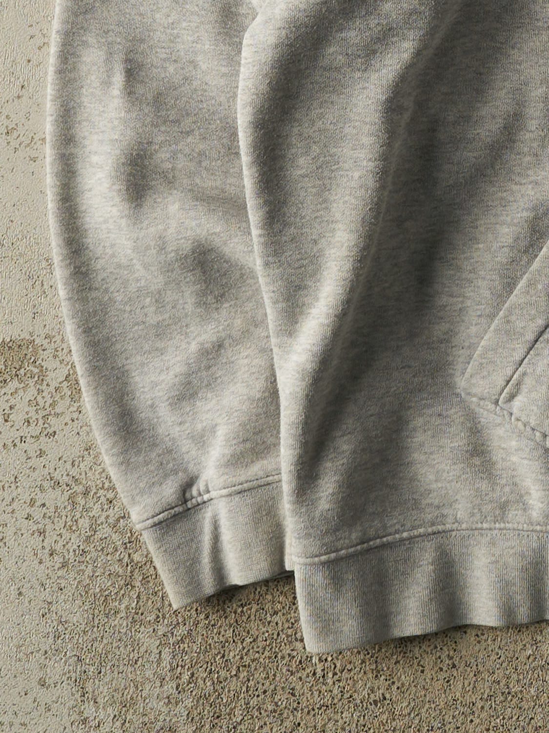 Vintage Y2K Grey Nike Oxford Hoodie (XL)
