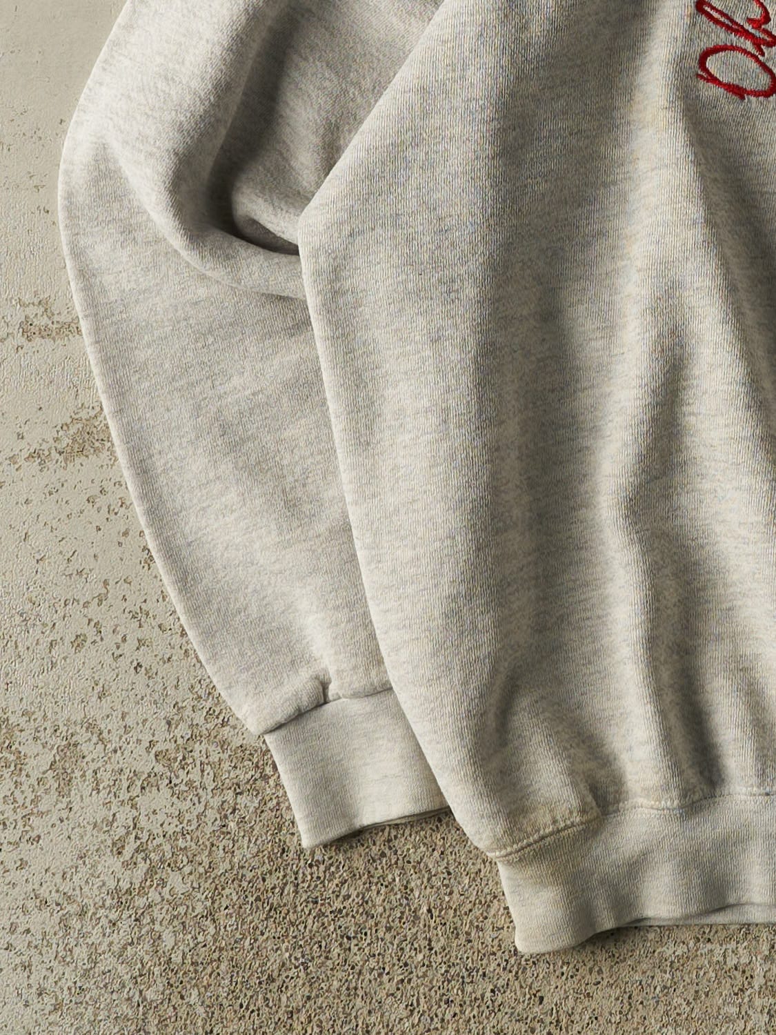 Vintage 90s Heather Grey Ohio State Buckeyes Crewneck (L/XL)