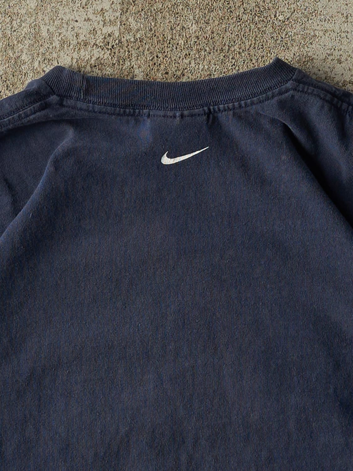 Vintage Y2K Navy Blue Nike Clarion Eagles Tee (L)