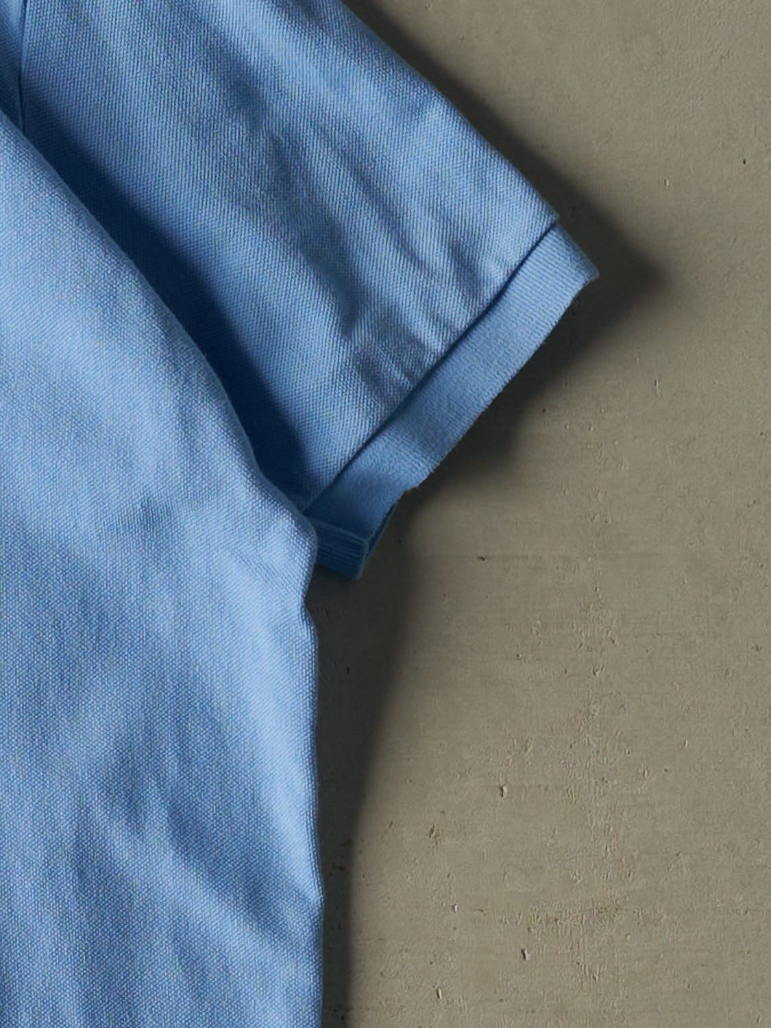 Vintage 90s Baby Blue Polo Embroidered Quarter Button Tee (XXL/XXXL)