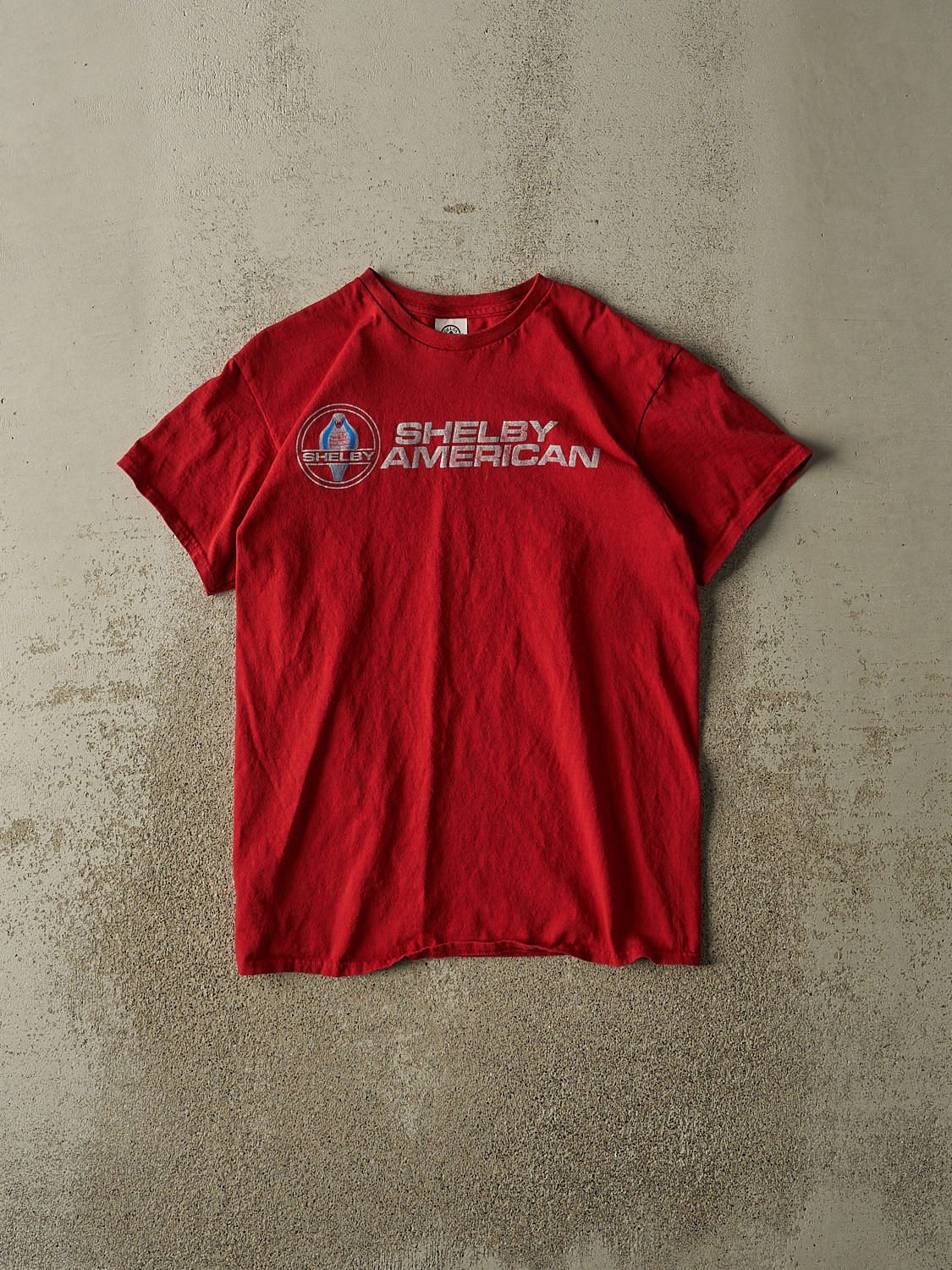 Vintage Y2K Red Shelby Cobra American Tee (XS/S)