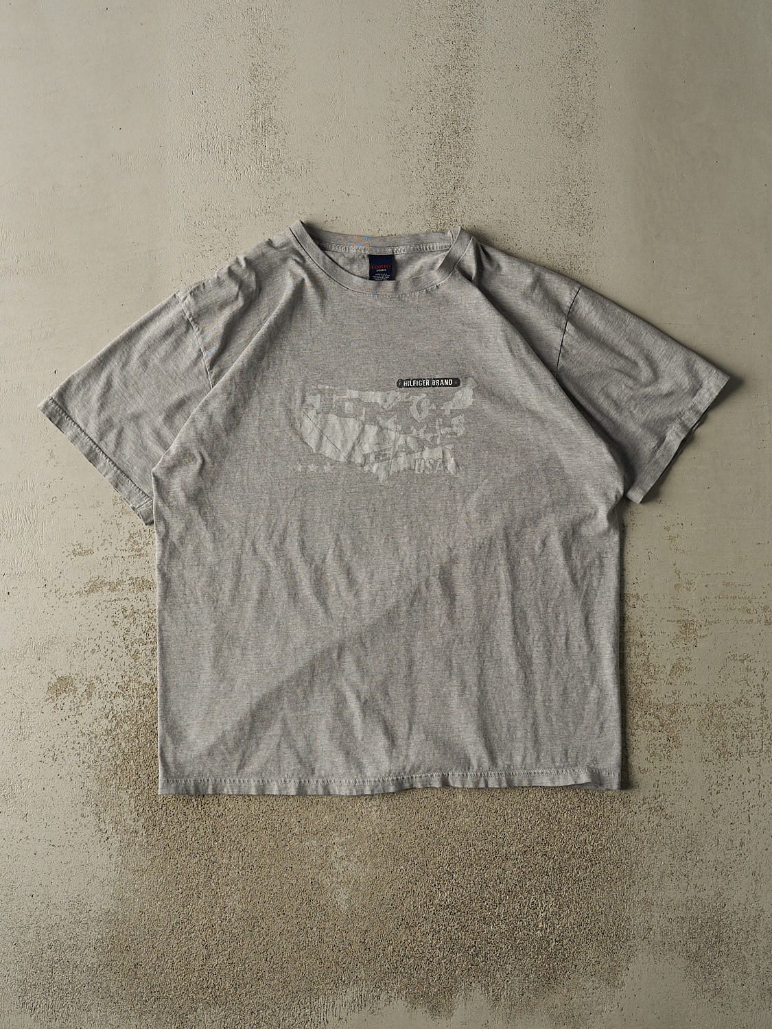 Vintage Y2K Grey Tommy Jeans Tee (XL/XXL)