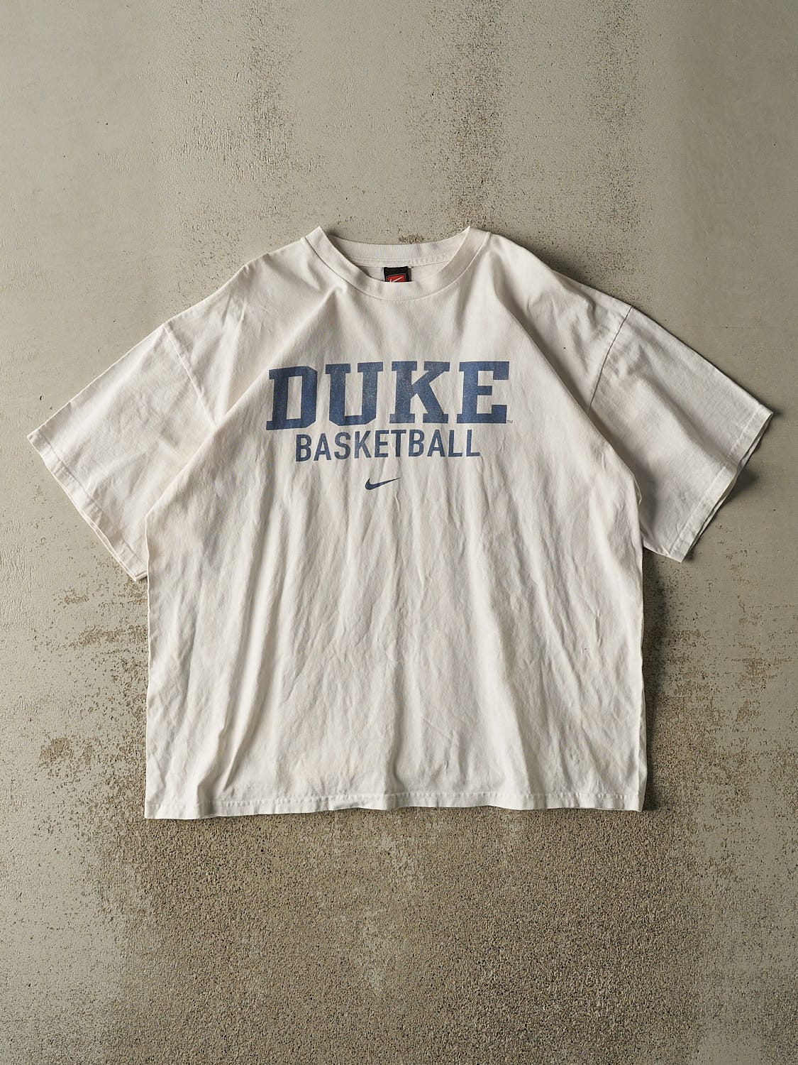 Vintage Y2K White Nike Duke Basketball Tee (L/XL)