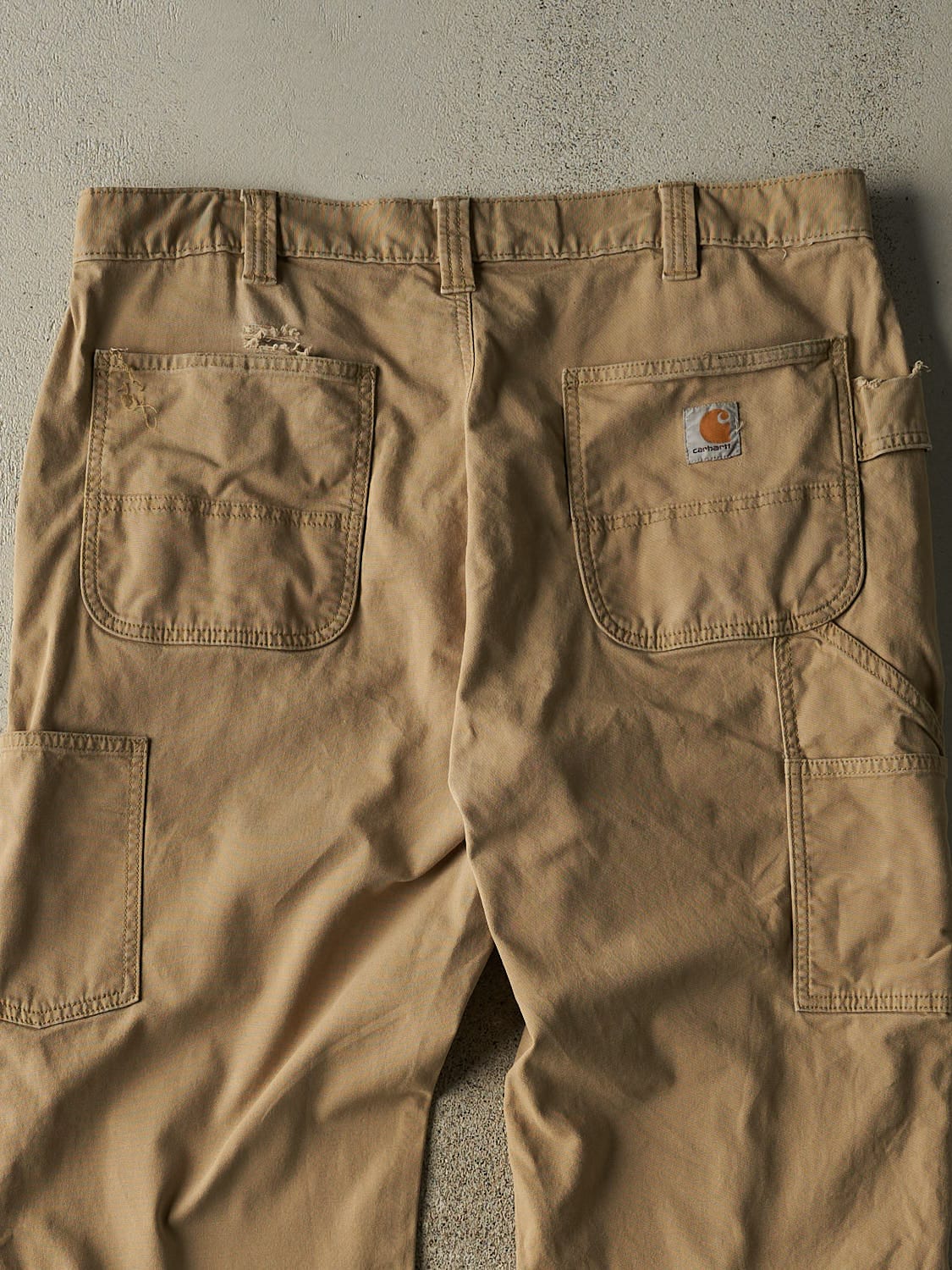 Vintage Y2K Beige Carhartt Workwear Pants (36x29)