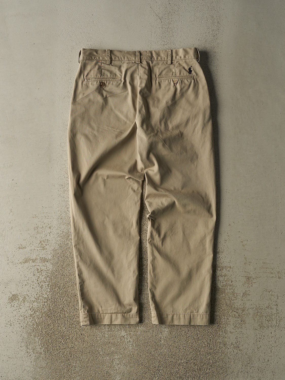 Vintage 90s Beige Polo Chino Pants (34x29)