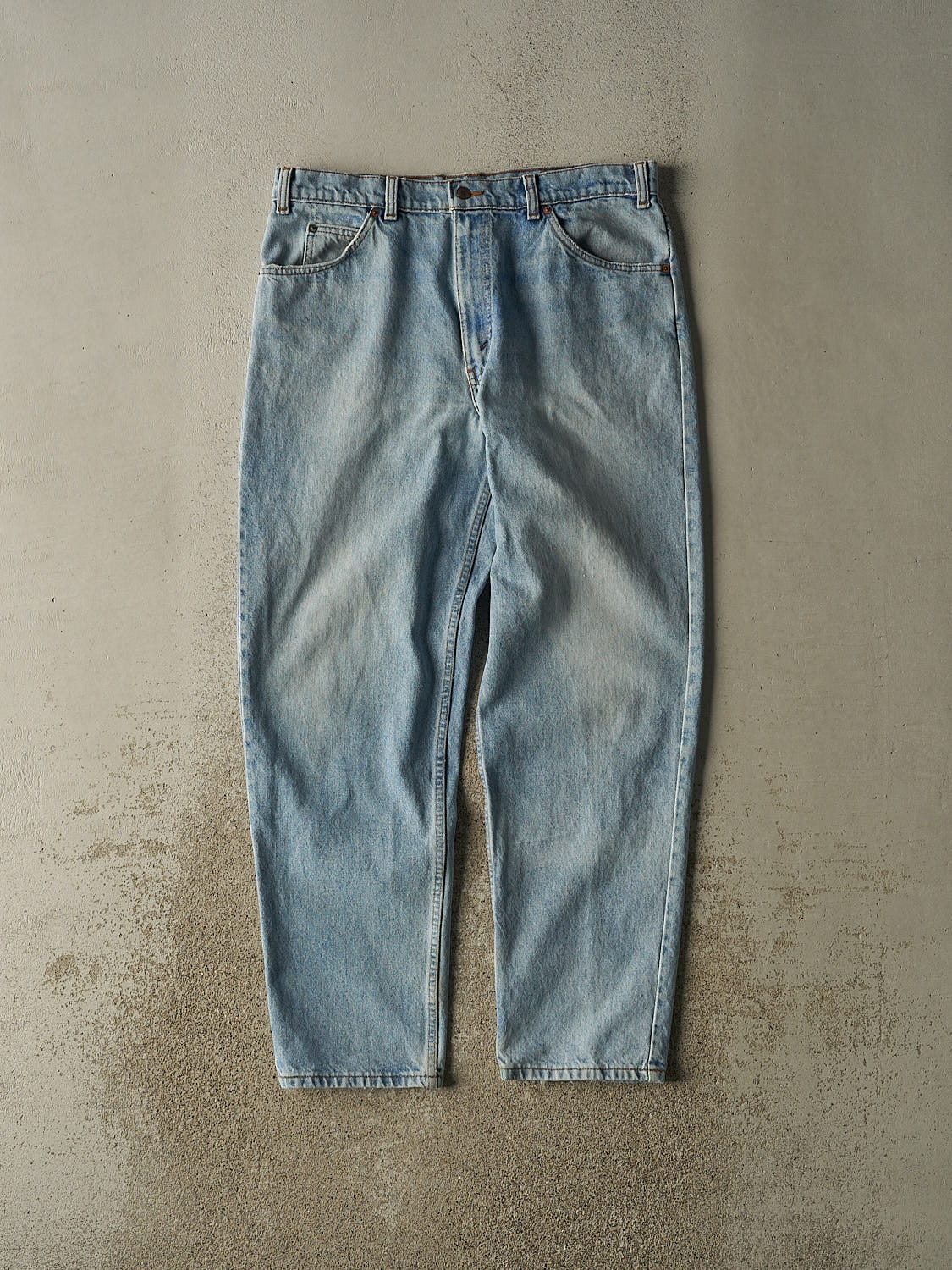 Vintage 80s Light Wash Levi's 634 Orange Tab Jeans (34x31)