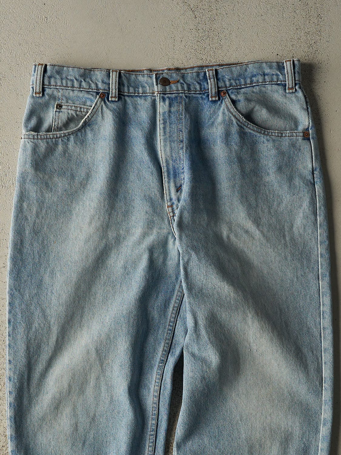 Vintage 80s Light Wash Levi's 634 Orange Tab Jeans (34x31)