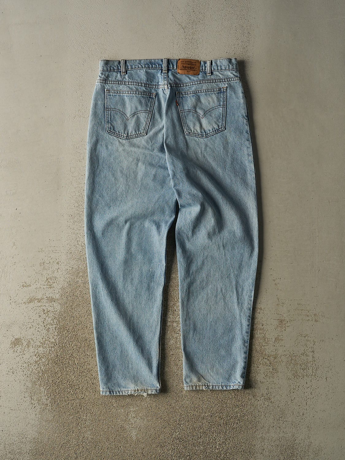 Vintage 80s Light Wash Levi's 634 Orange Tab Jeans (34x31)