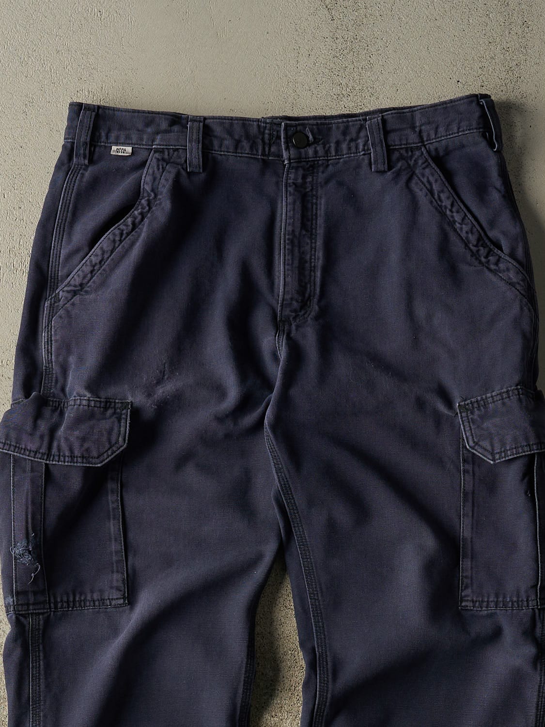 Vintage Y2K Navy Blue Carhartt Cargo Pants (35x30)