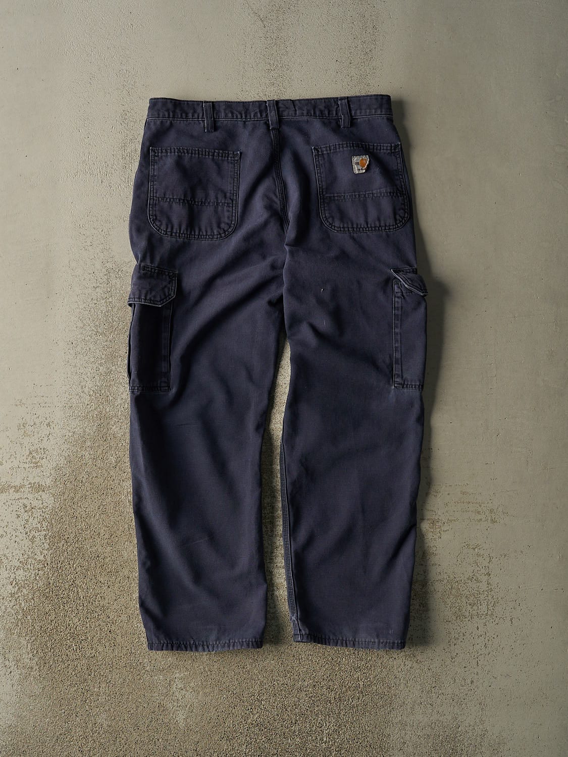 Vintage Y2K Navy Blue Carhartt Cargo Pants (35x30)