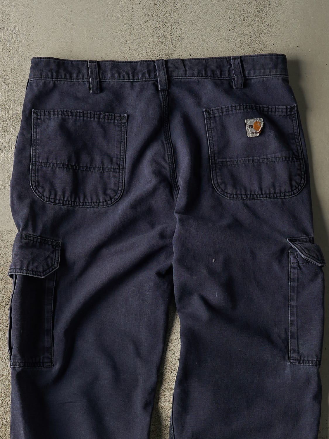 Vintage Y2K Navy Blue Carhartt Cargo Pants (35x30)