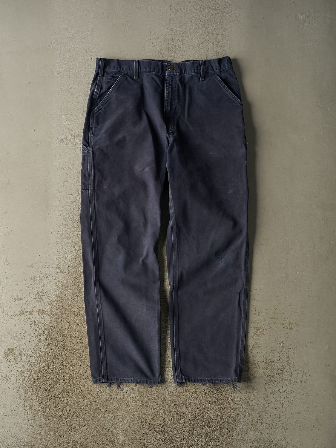 Vintage 90s Navy Blue Carhartt Carpenter Pants (36x31.5)