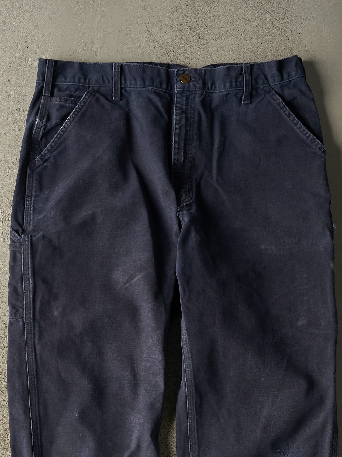 Vintage 90s Navy Blue Carhartt Carpenter Pants (36x31.5)