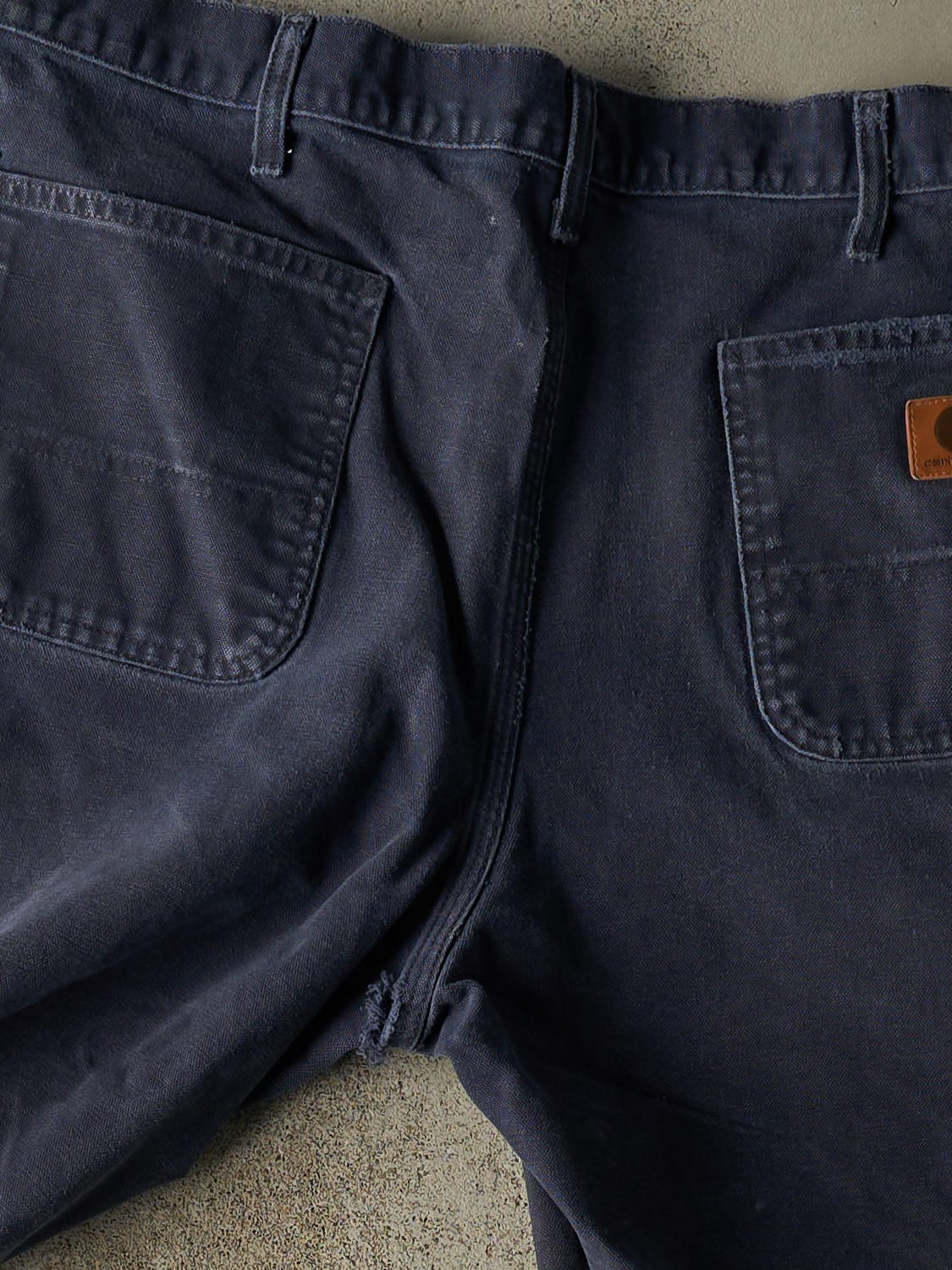 Vintage 90s Navy Blue Carhartt Carpenter Pants (36x31.5)