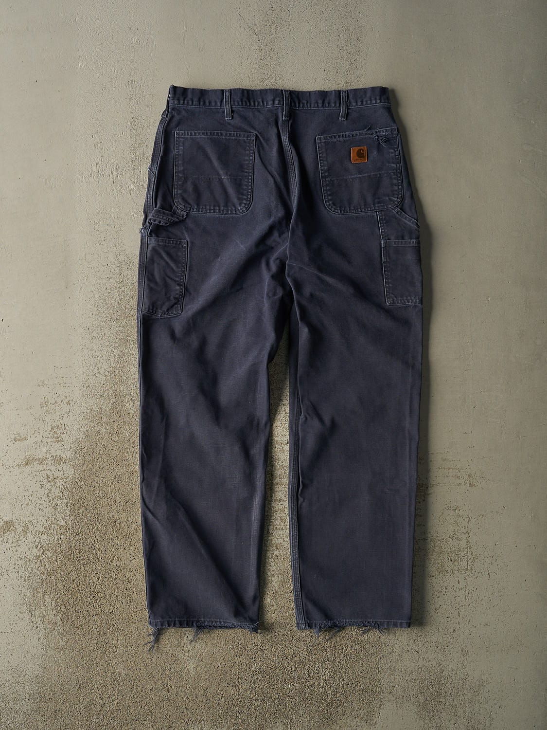 Vintage 90s Navy Blue Carhartt Carpenter Pants (36x31.5)