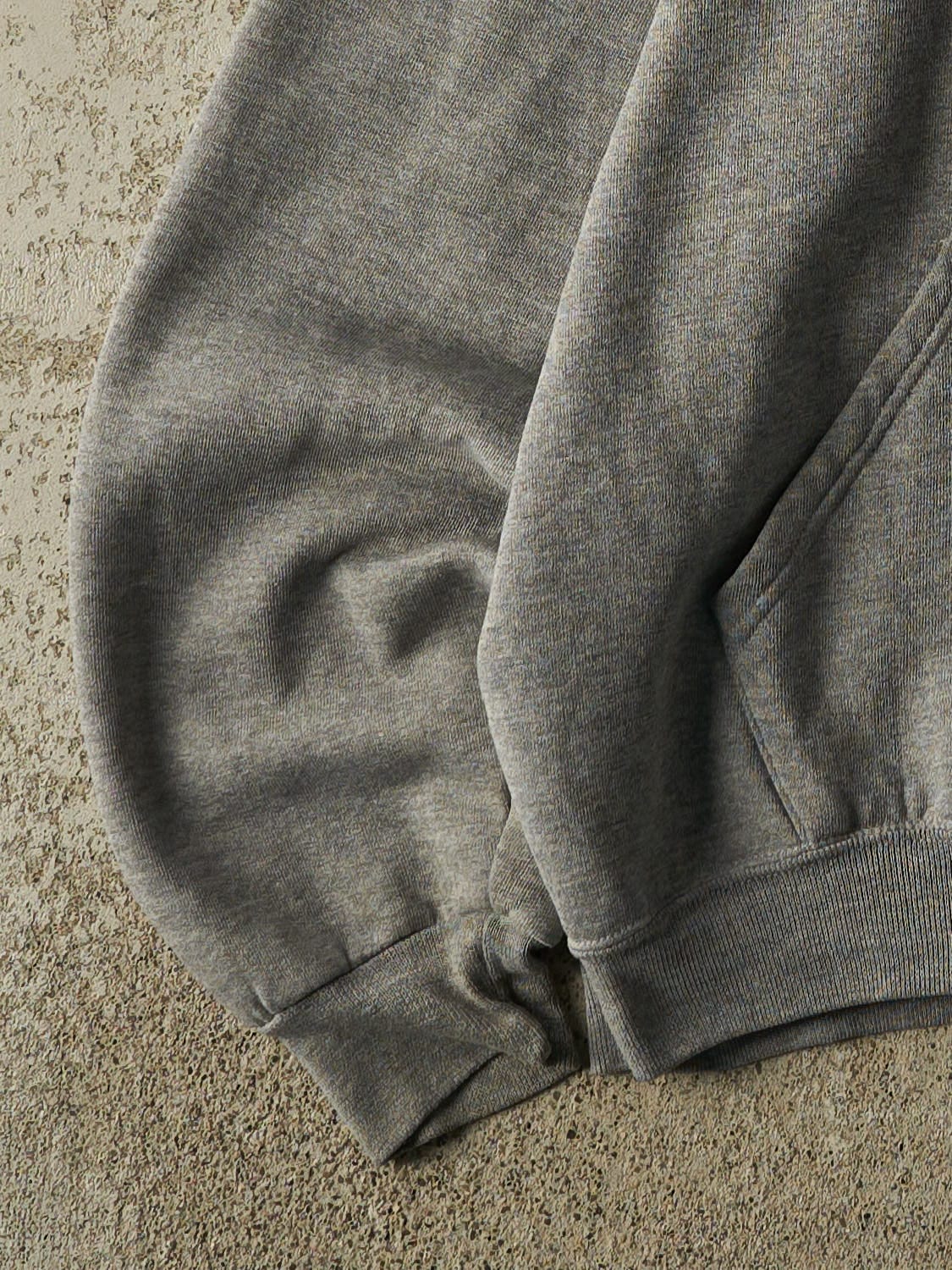 Vintage Y2K Grey Russell Athletic North Viking Zip Up Hoodie (M/L)