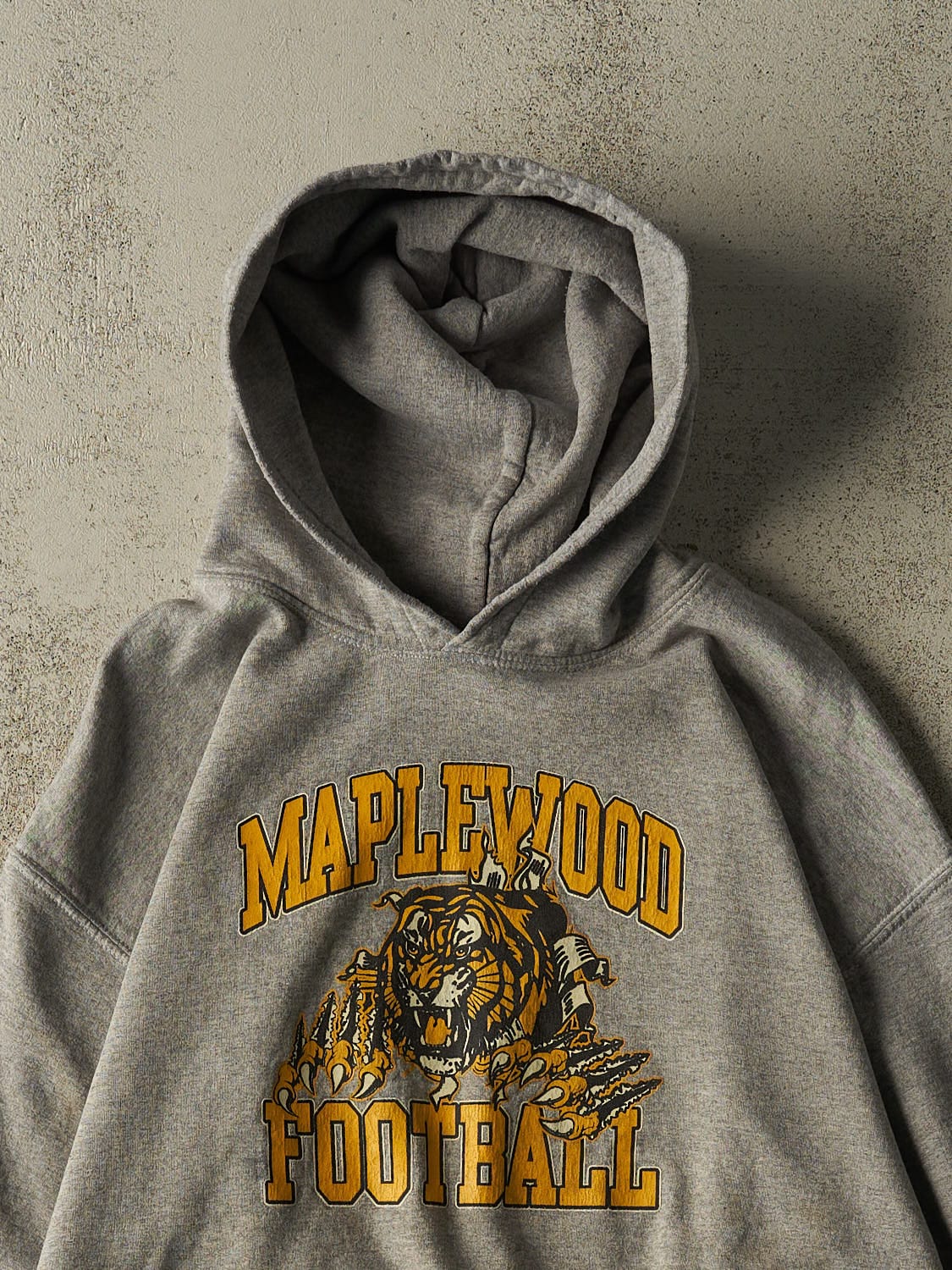 Vintage Y2K Grey Maplewood Football Hoodie (M/L)