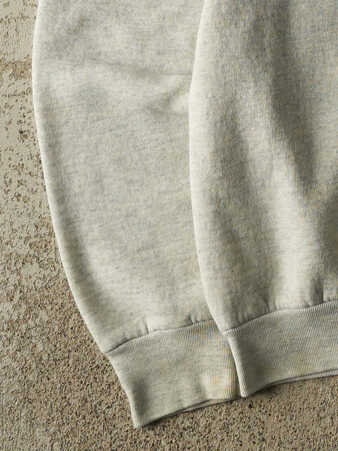 Vintage 90s Heather Grey Black Labrador Dog Crewneck (XL)