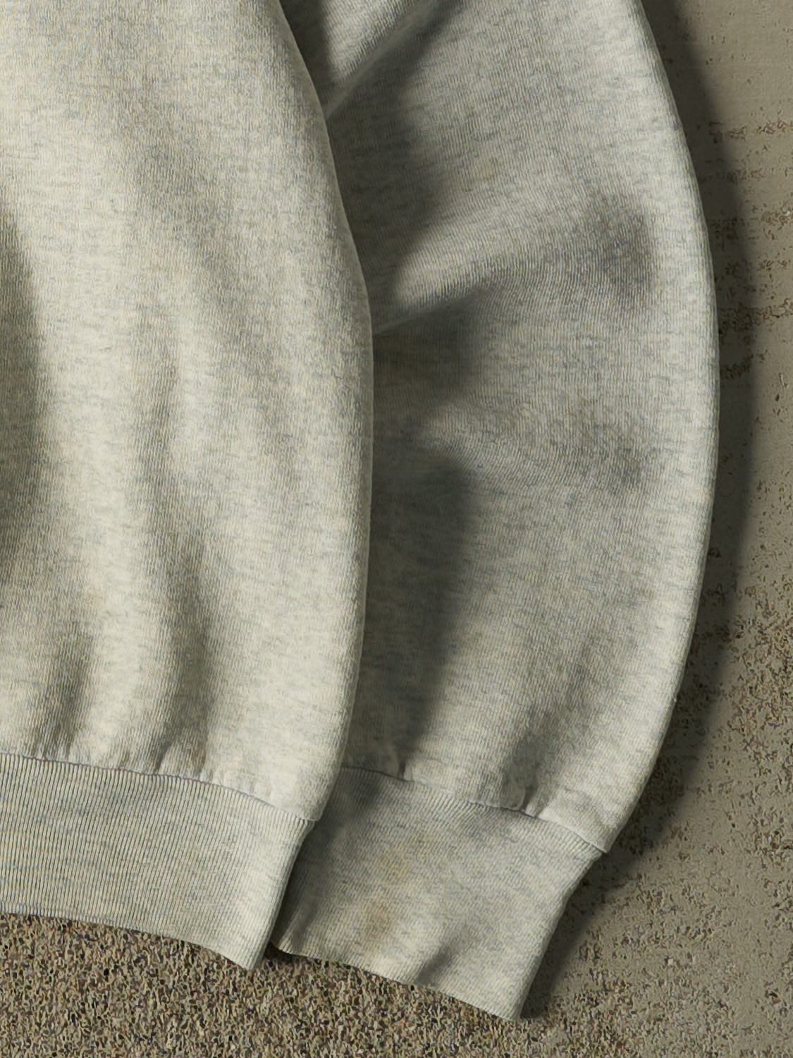 Vintage 90s Heather Grey Black Labrador Dog Crewneck (XL)