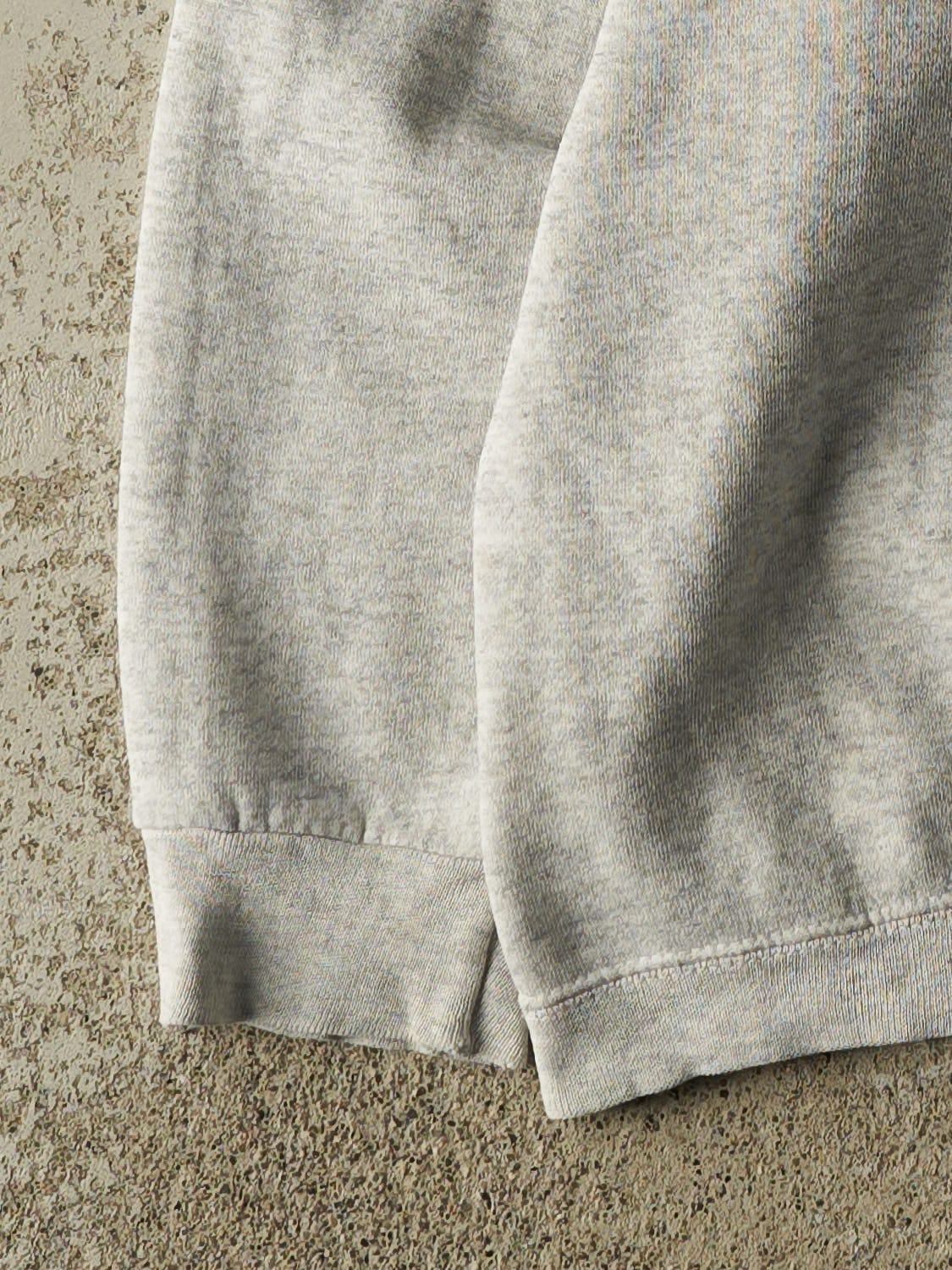 Vintage 90s  Heather Grey Converse All Star Logo Crewneck (L/XL)