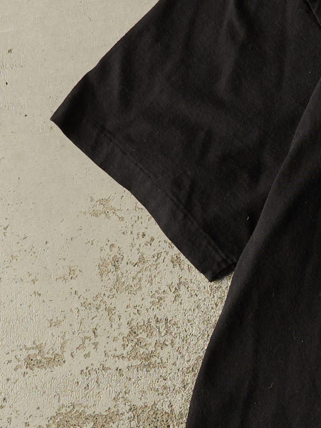 Vintage 90s Black Polo Pocket Single Stitch Tee (XL)