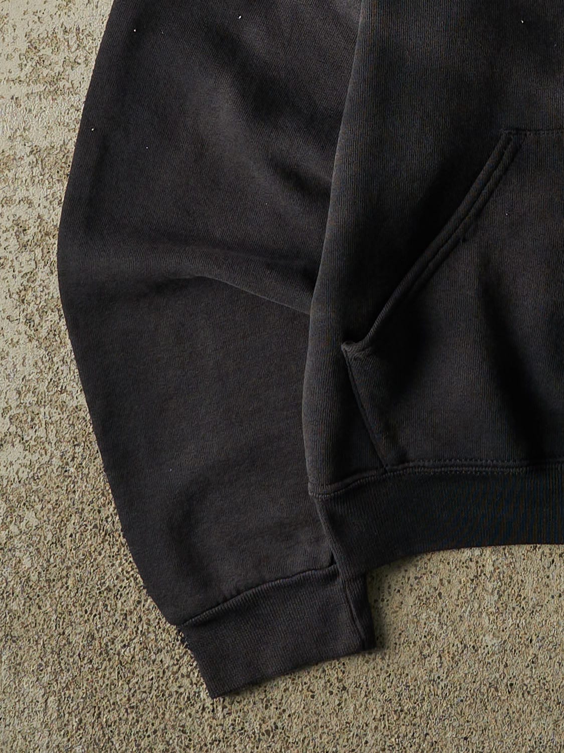 Vintage Y2K Faded Black Russell Athletic Huskie Athletics Hoodie (XS)