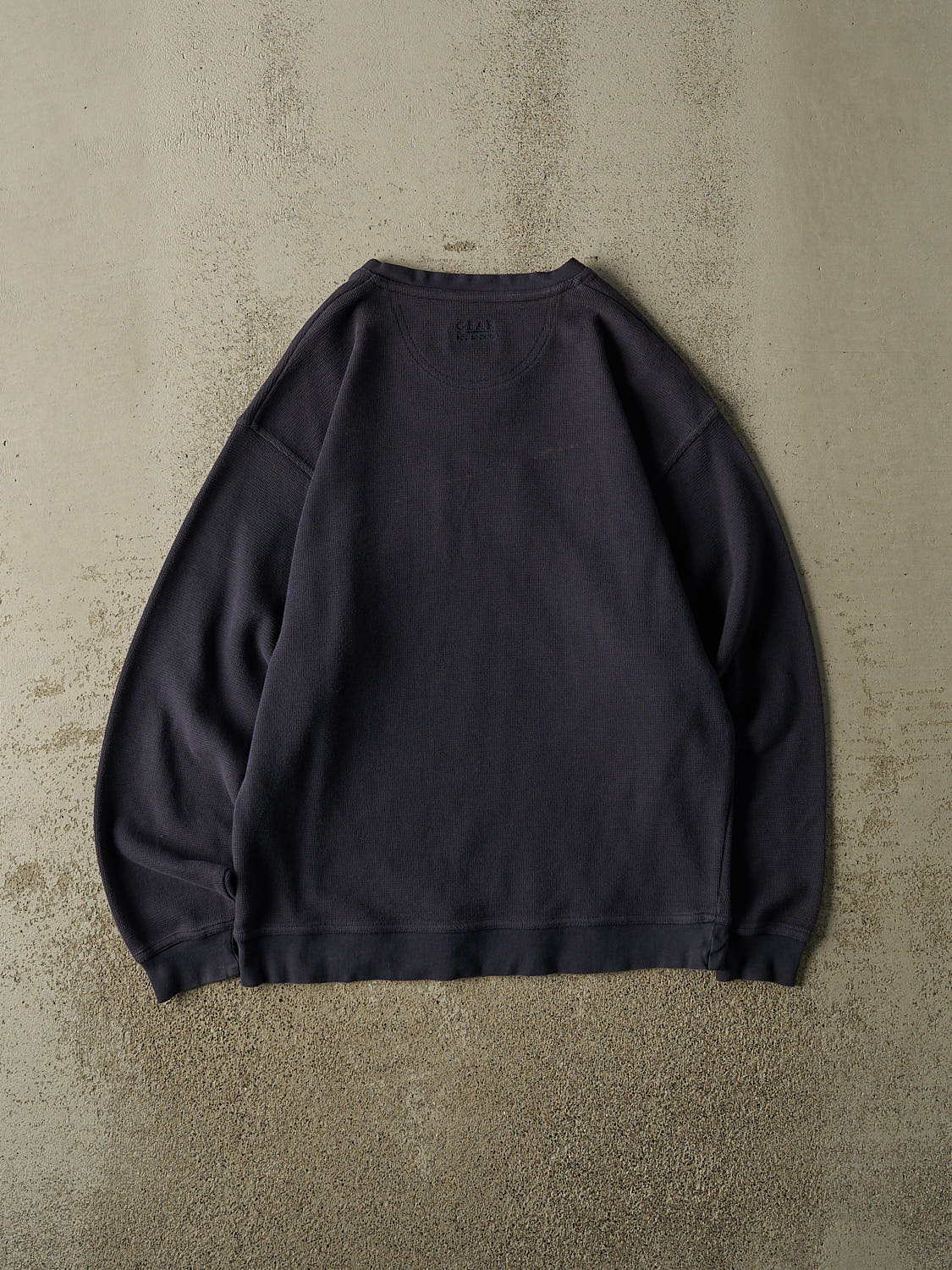 Vintage 90s Navy Blue Alaska Embroidered Thermal Long Sleeve (M/L)
