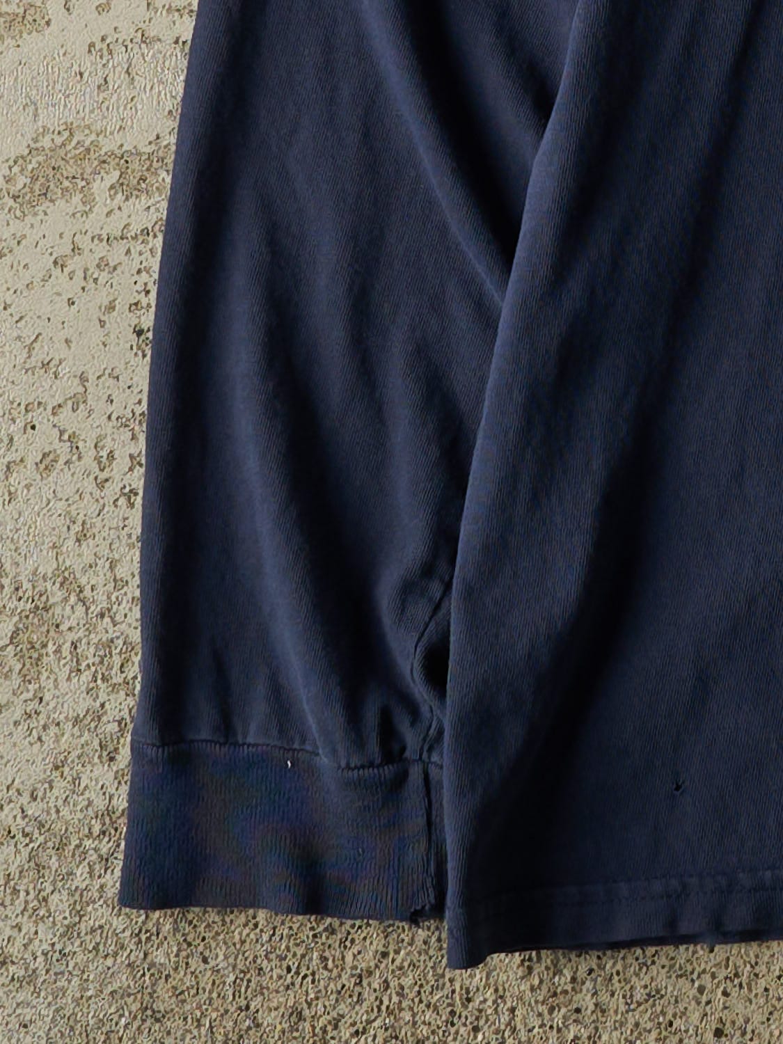 Vintage 90s Navy Blue Nike Embroidered Long Sleeve (M/L)