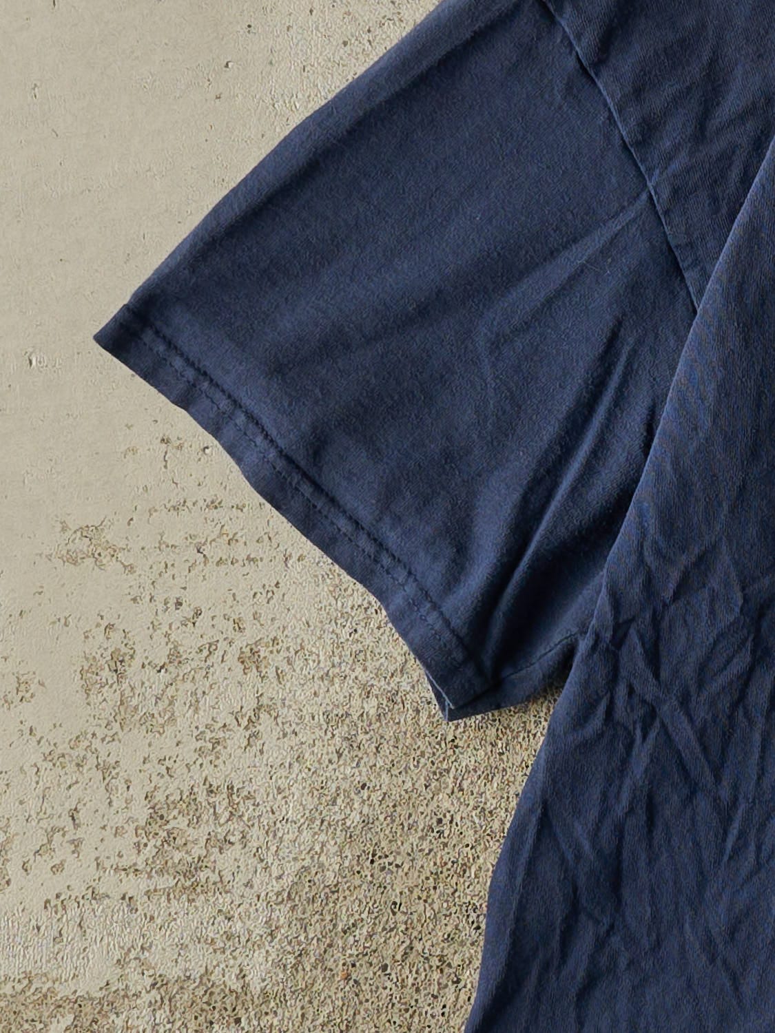 Vintage Y2K Navy Blue Menards Tee (L)