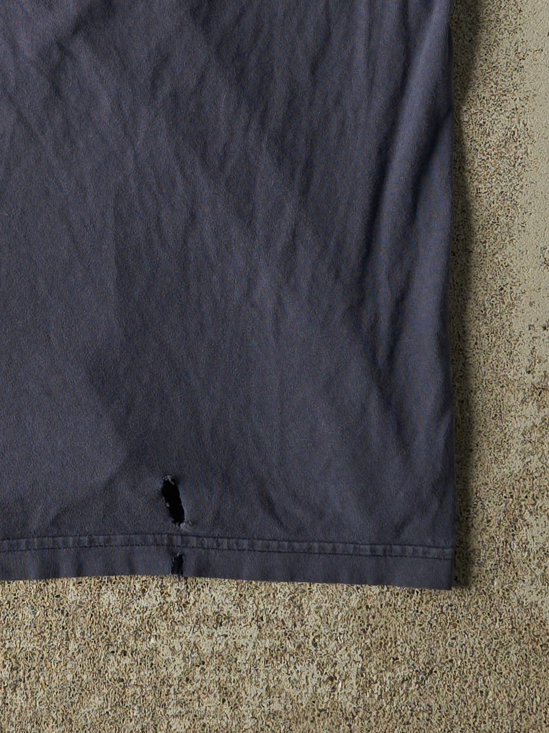 Vintage 90s Faded Navy Reebok Logo Tee (S/M)