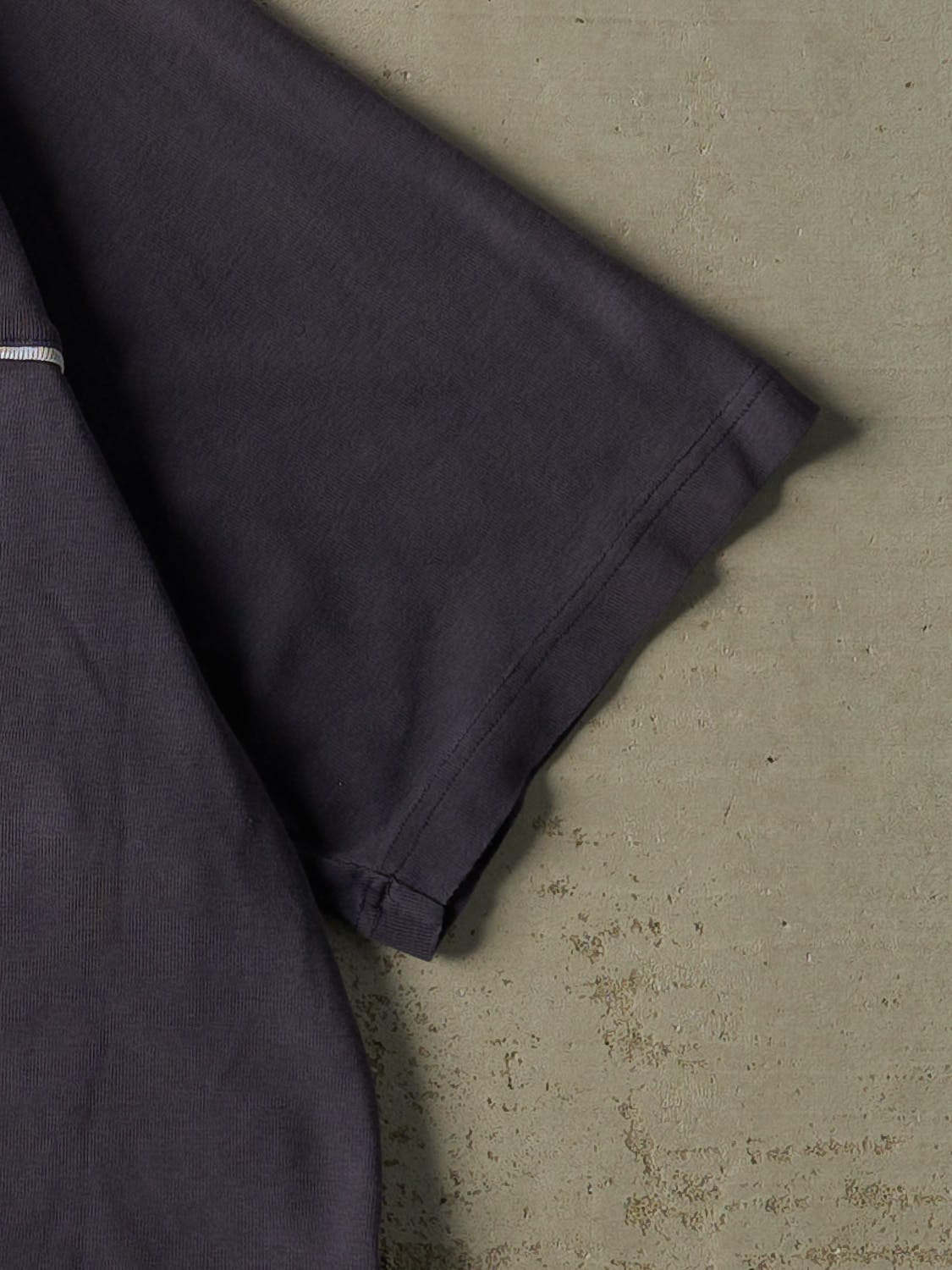 Vintage 90s Navy Blue Eddie Bauer Textured Tee (XL)