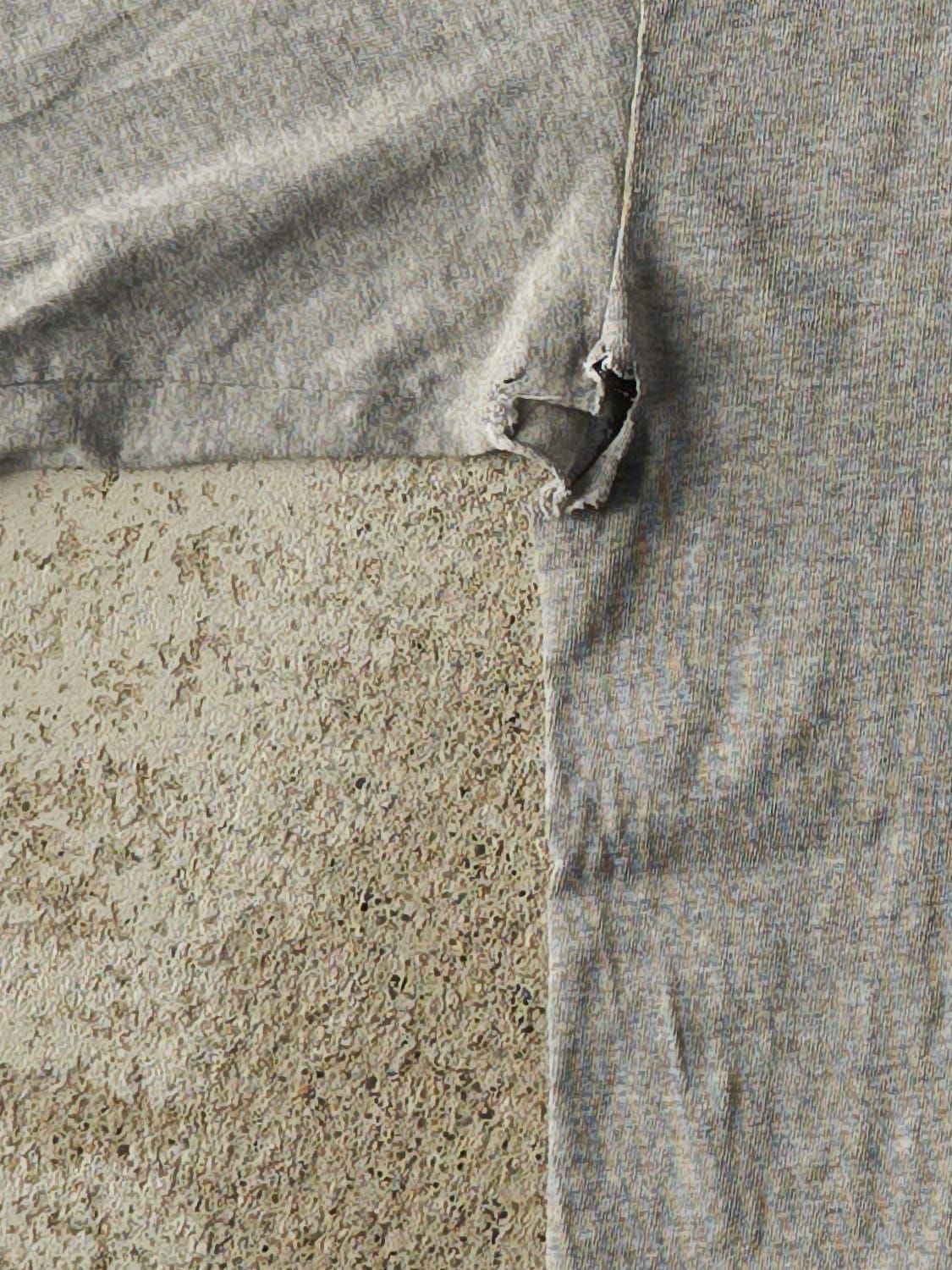 Vintage Y2K Grey University Of Wisconsin Long Sleeve (XL)