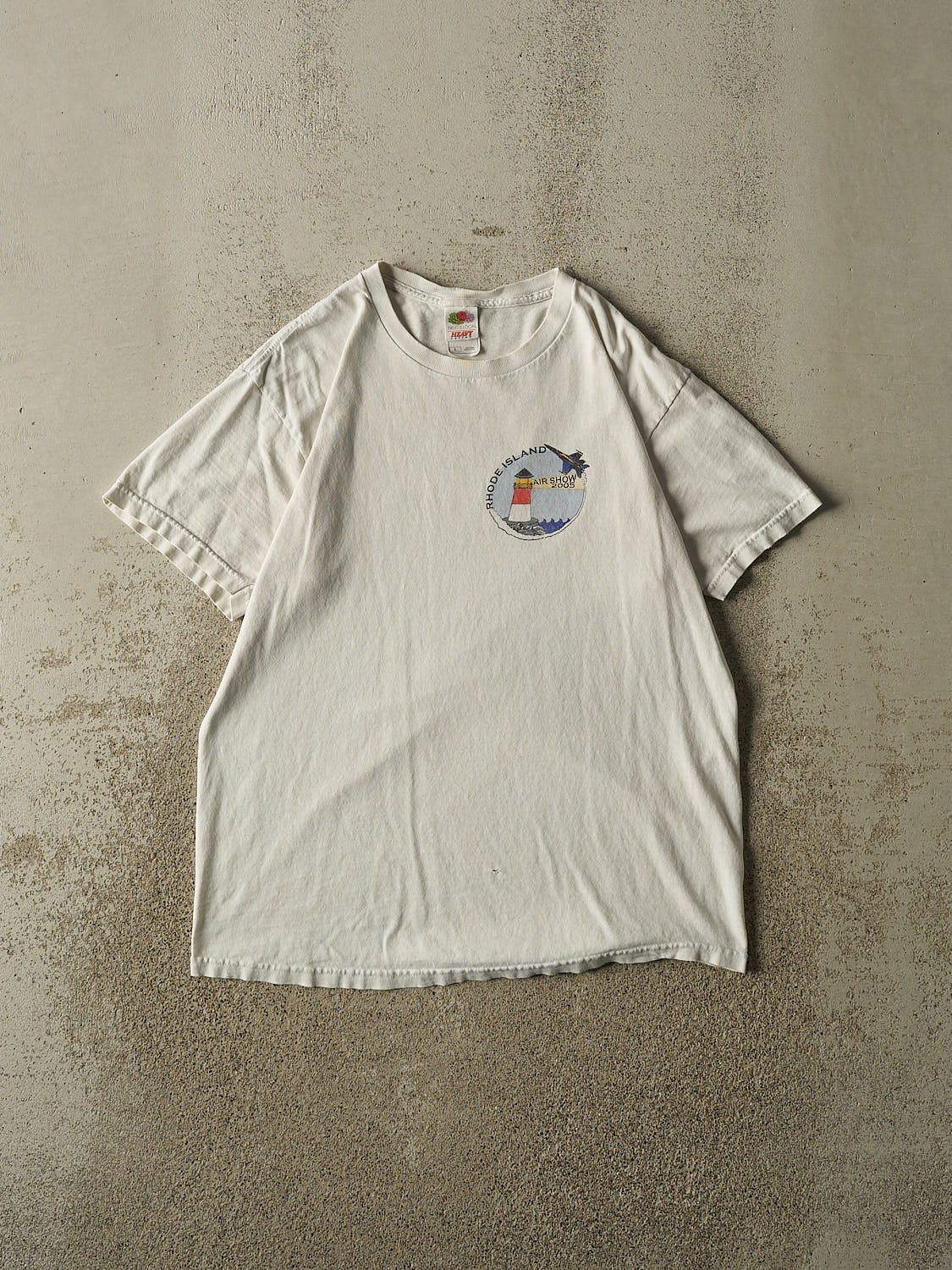 Vintage 05' White Rhode Island Air Show Tee (M/L)