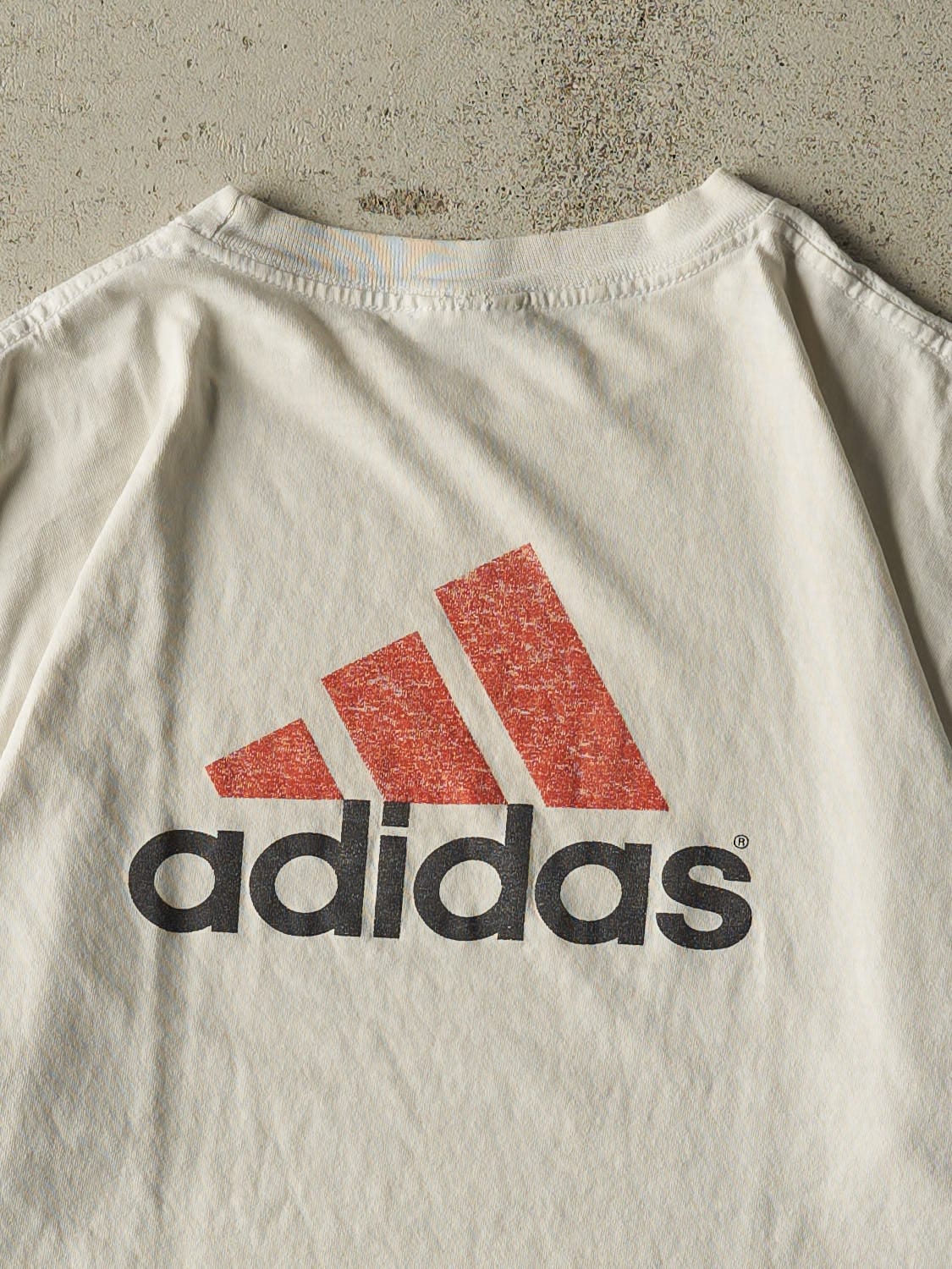 Vintage 90s White Adidas Canada Soccer Tee (XL)