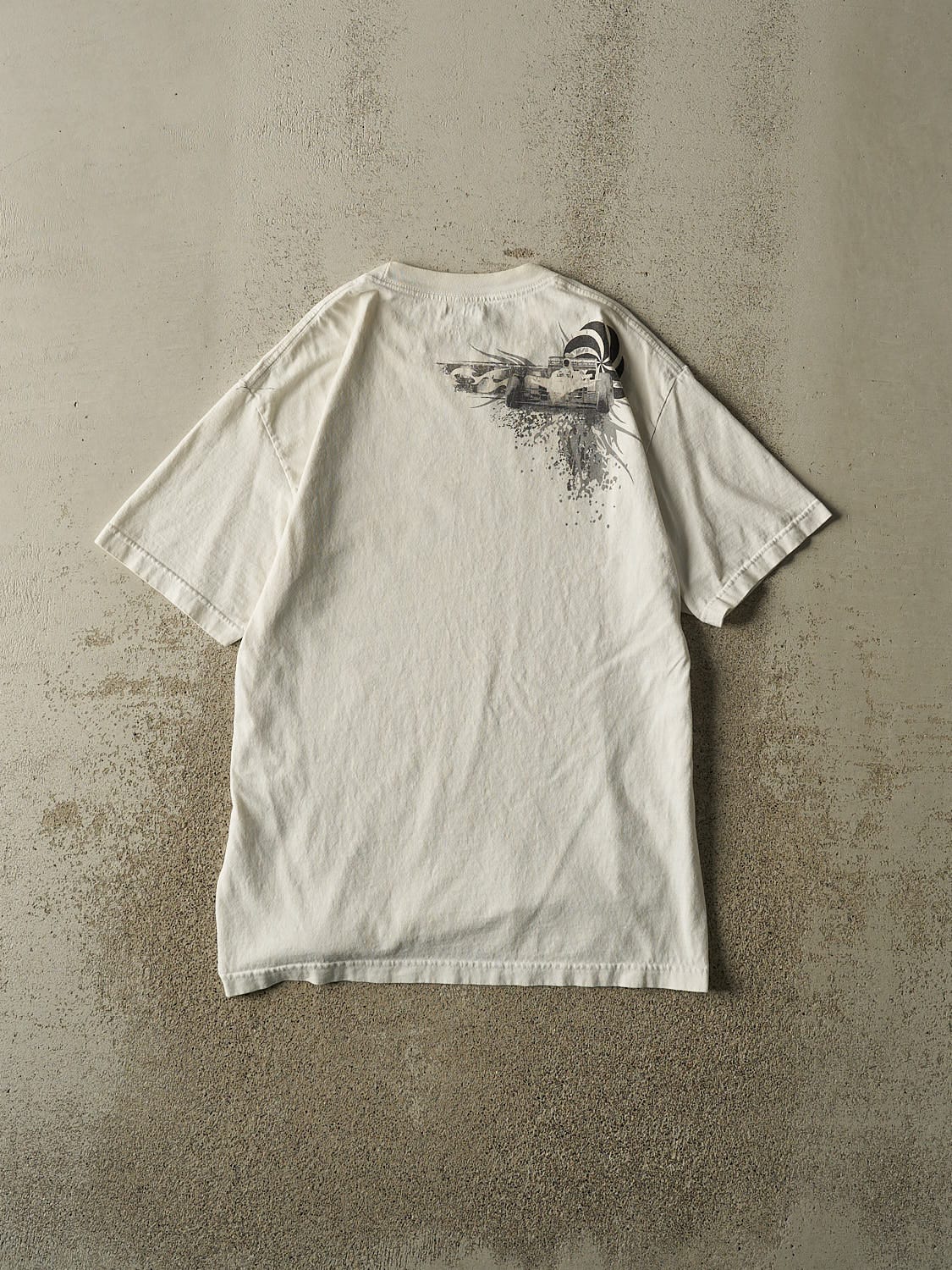 Vintage Y2K White Rexall Edmonton Indy Racing Tee (L/XL)