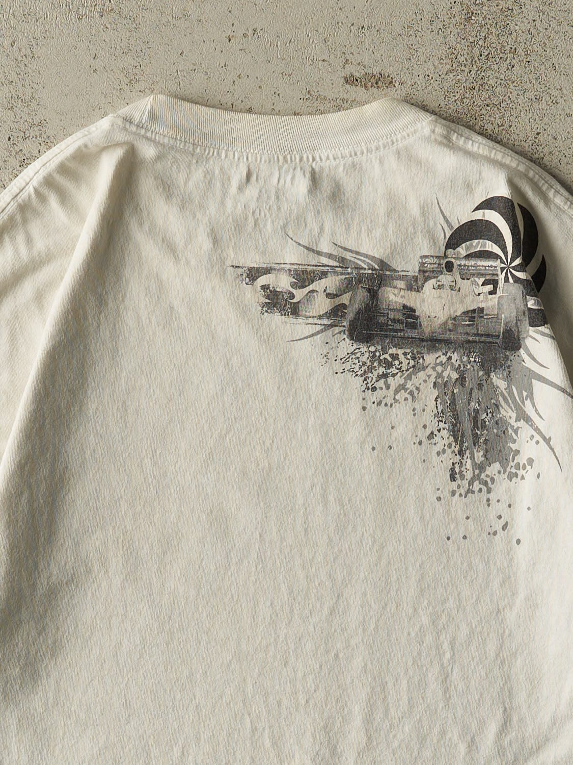 Vintage Y2K White Rexall Edmonton Indy Racing Tee (L/XL)
