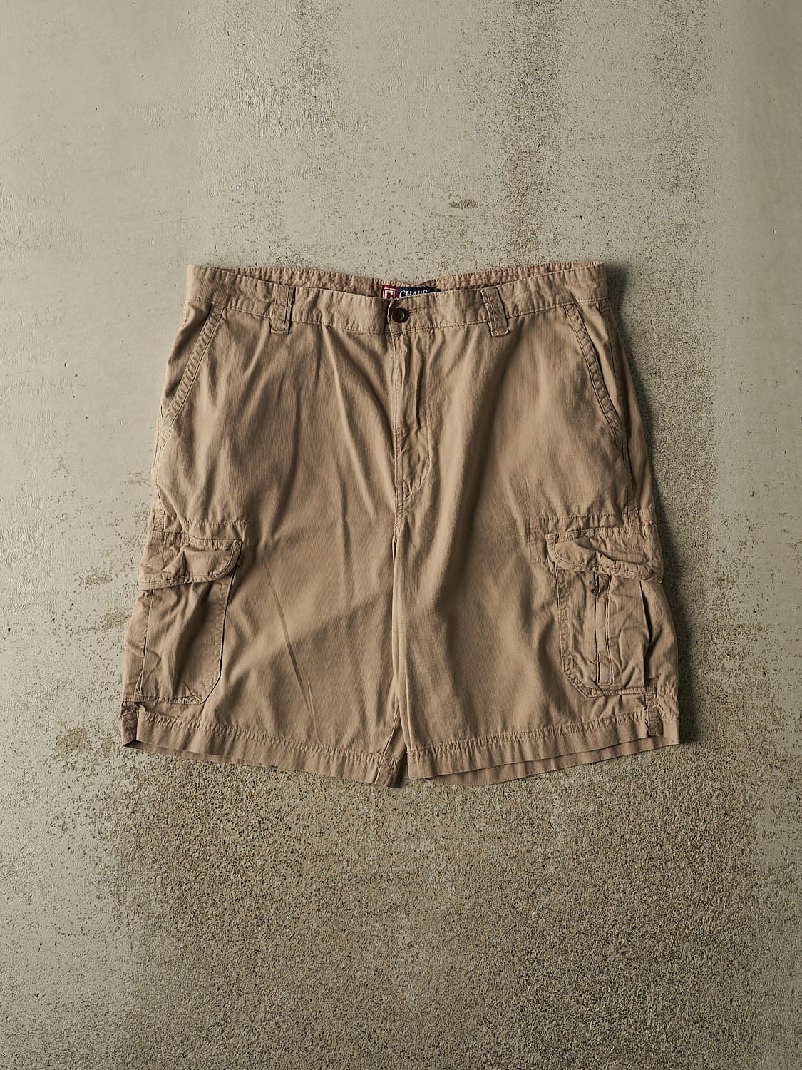 Vintage Y2K Beige Chaps Cargo Shorts (38x10.5)