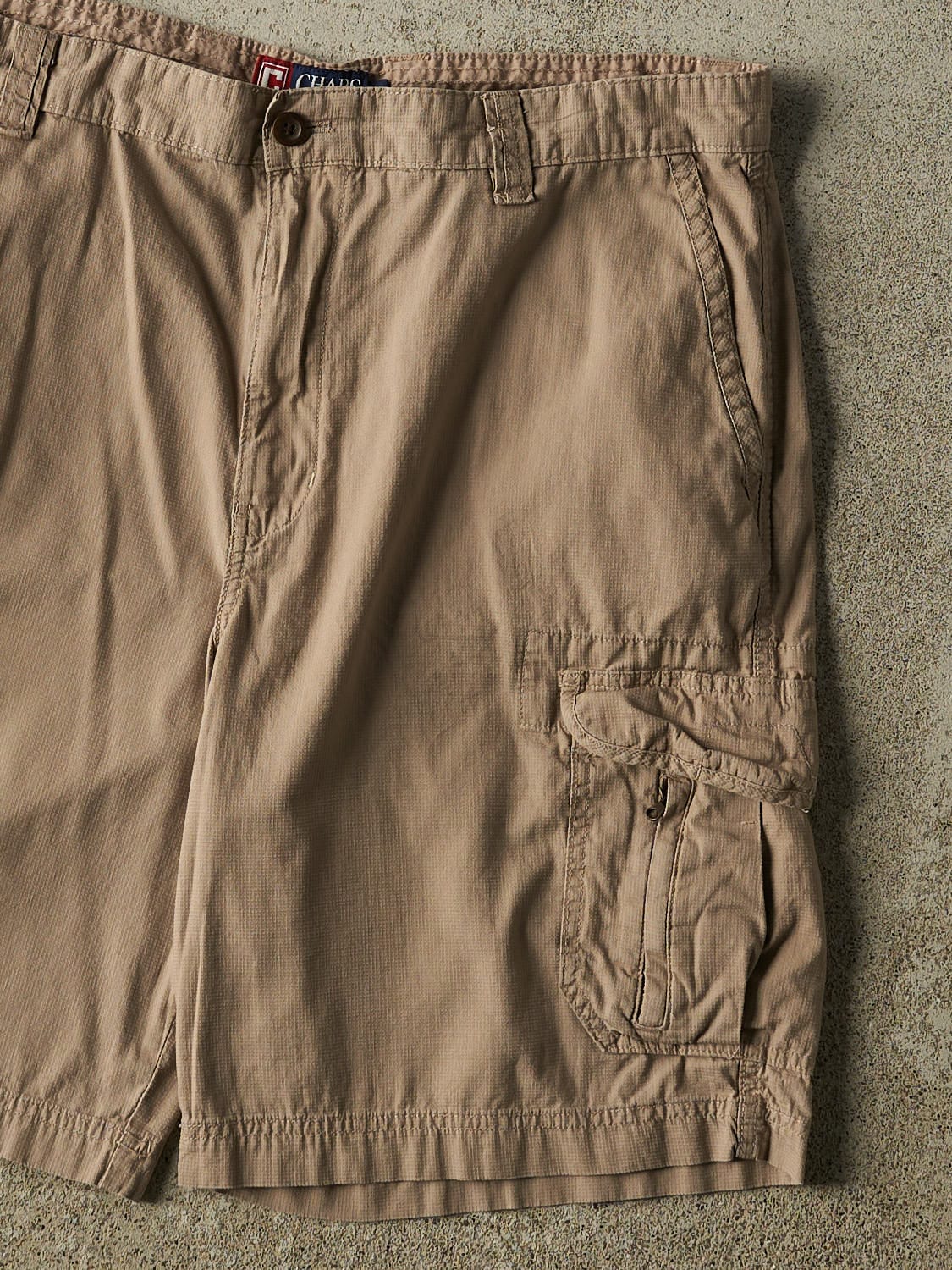 Vintage Y2K Beige Chaps Cargo Shorts (38x10.5)