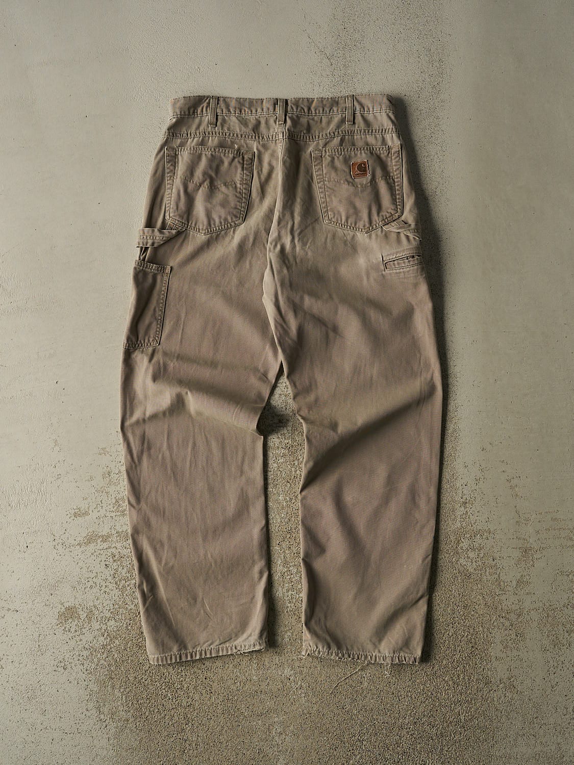 Vintage 90s Beige Carhartt Carpenter Pants (33x31)