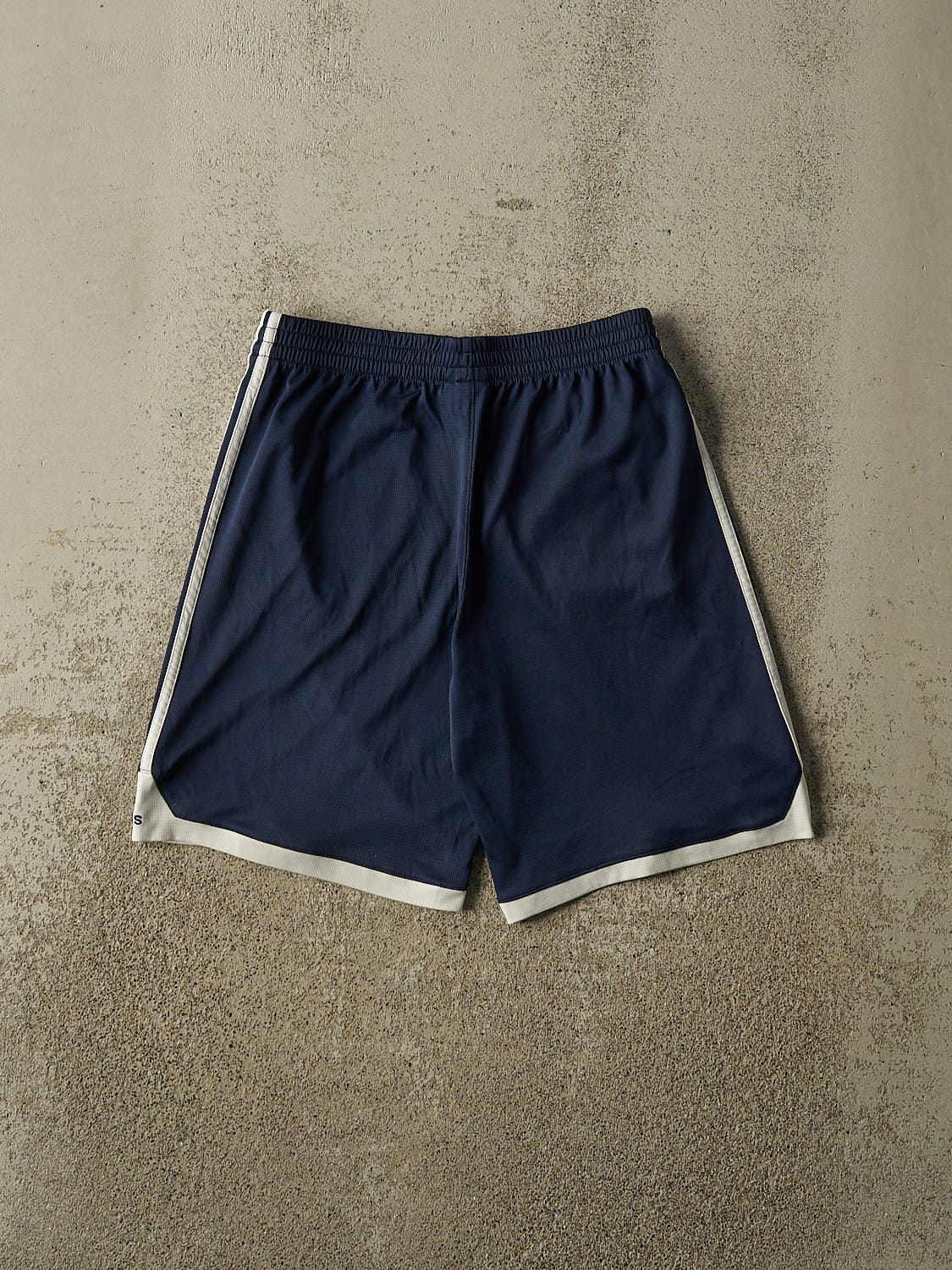 Vintage Y2K Navy Blue Adidas Track Shorts (28x9)
