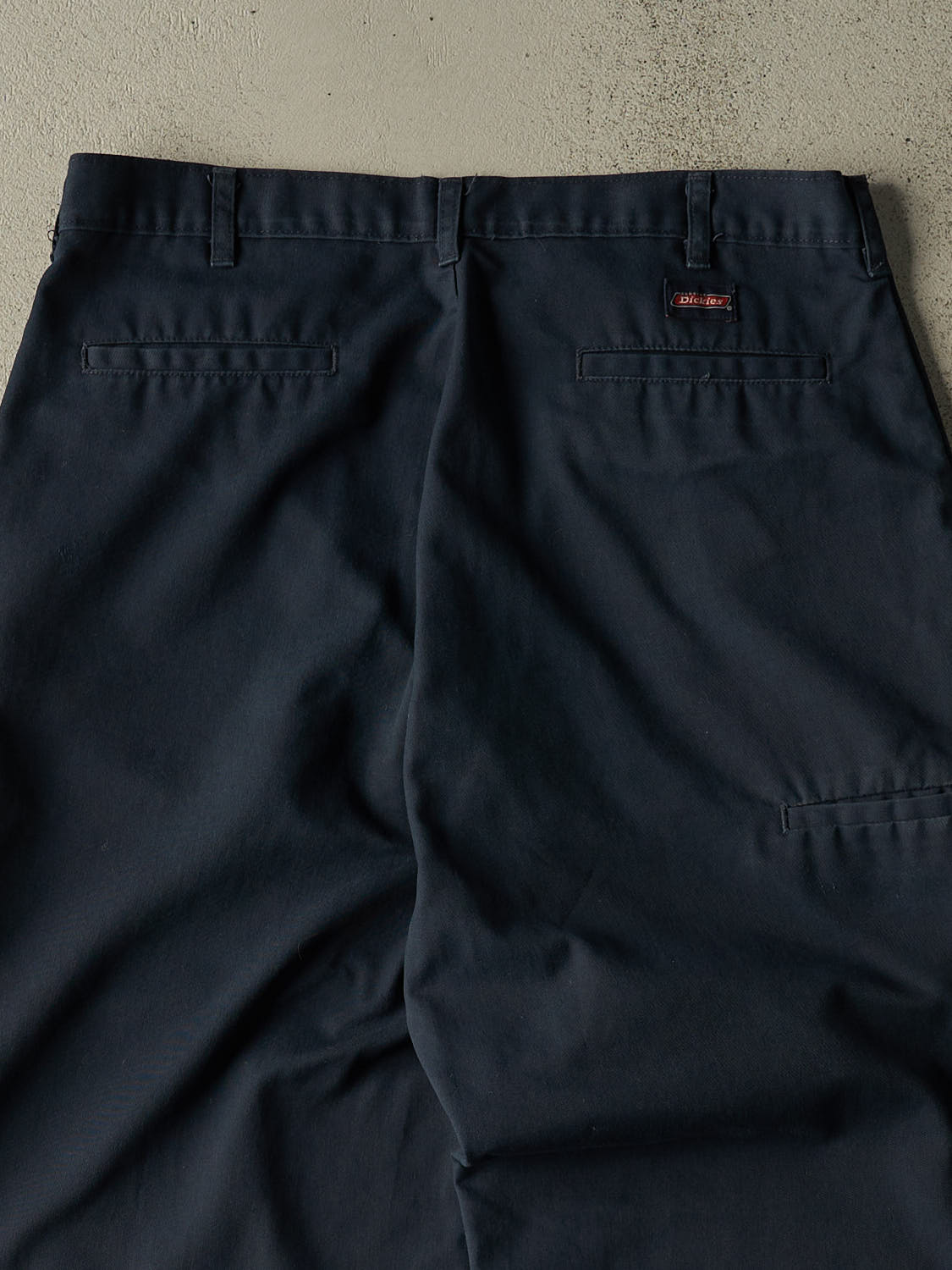 Vintage Y2K Navy Blue Dickies Double Knee Work Pants (35x28)
