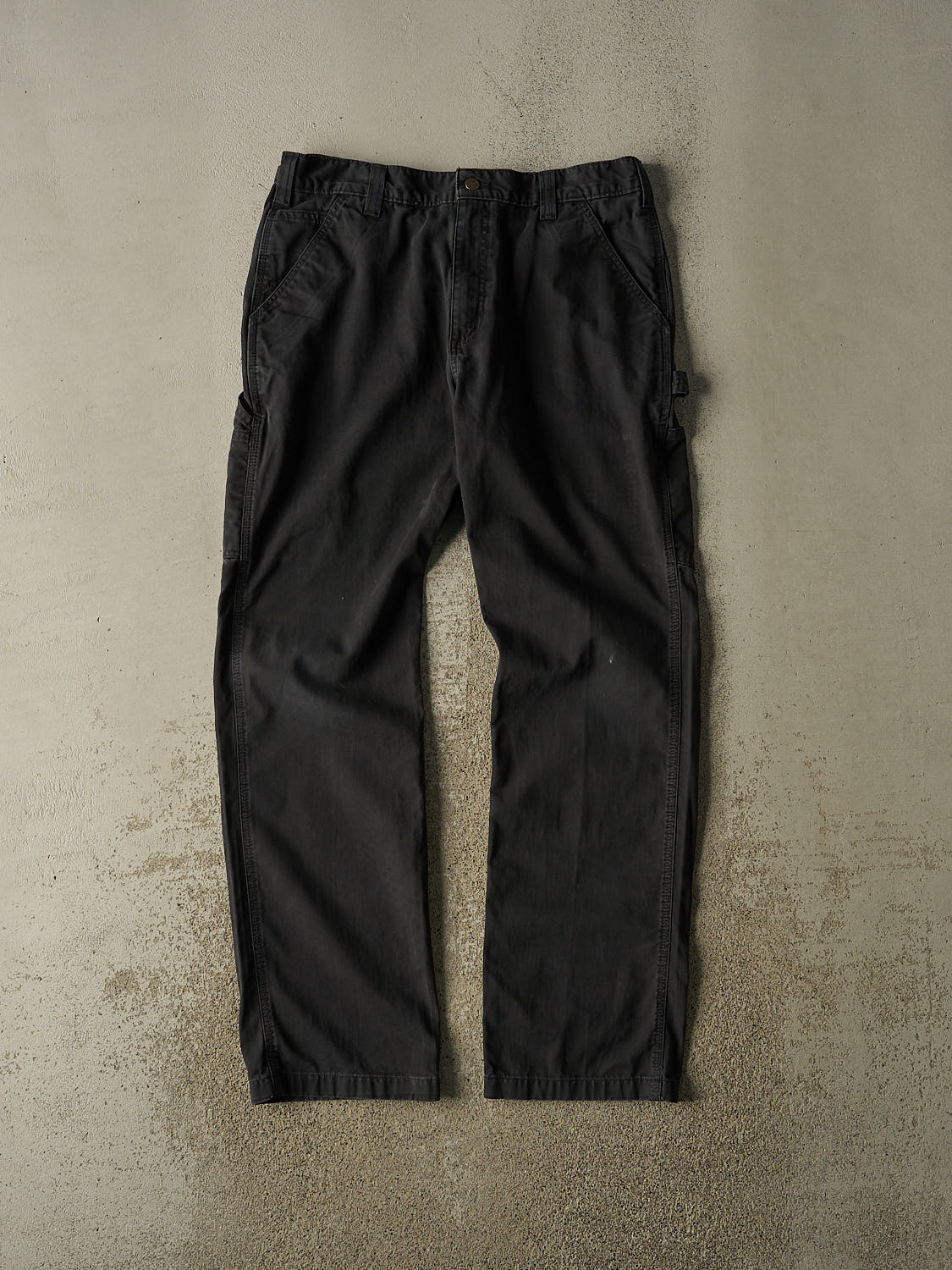 Vintage Y2K Faded Black Carhartt Work Pants (36x33.5)