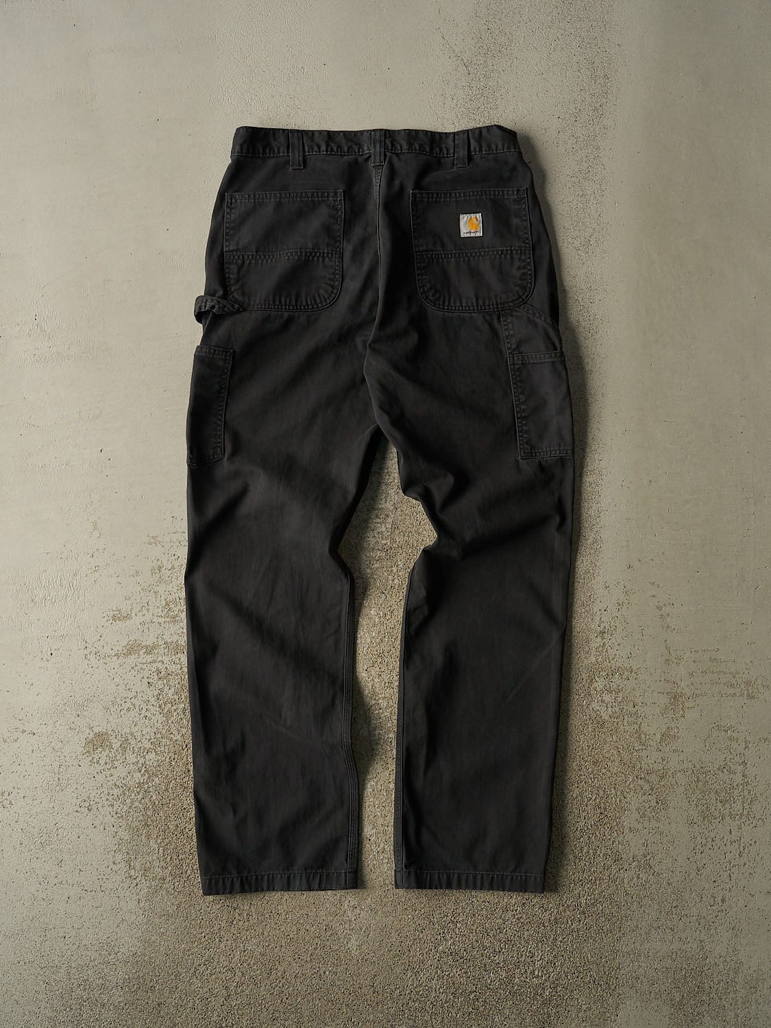 Vintage Y2K Faded Black Carhartt Work Pants (36x33.5)